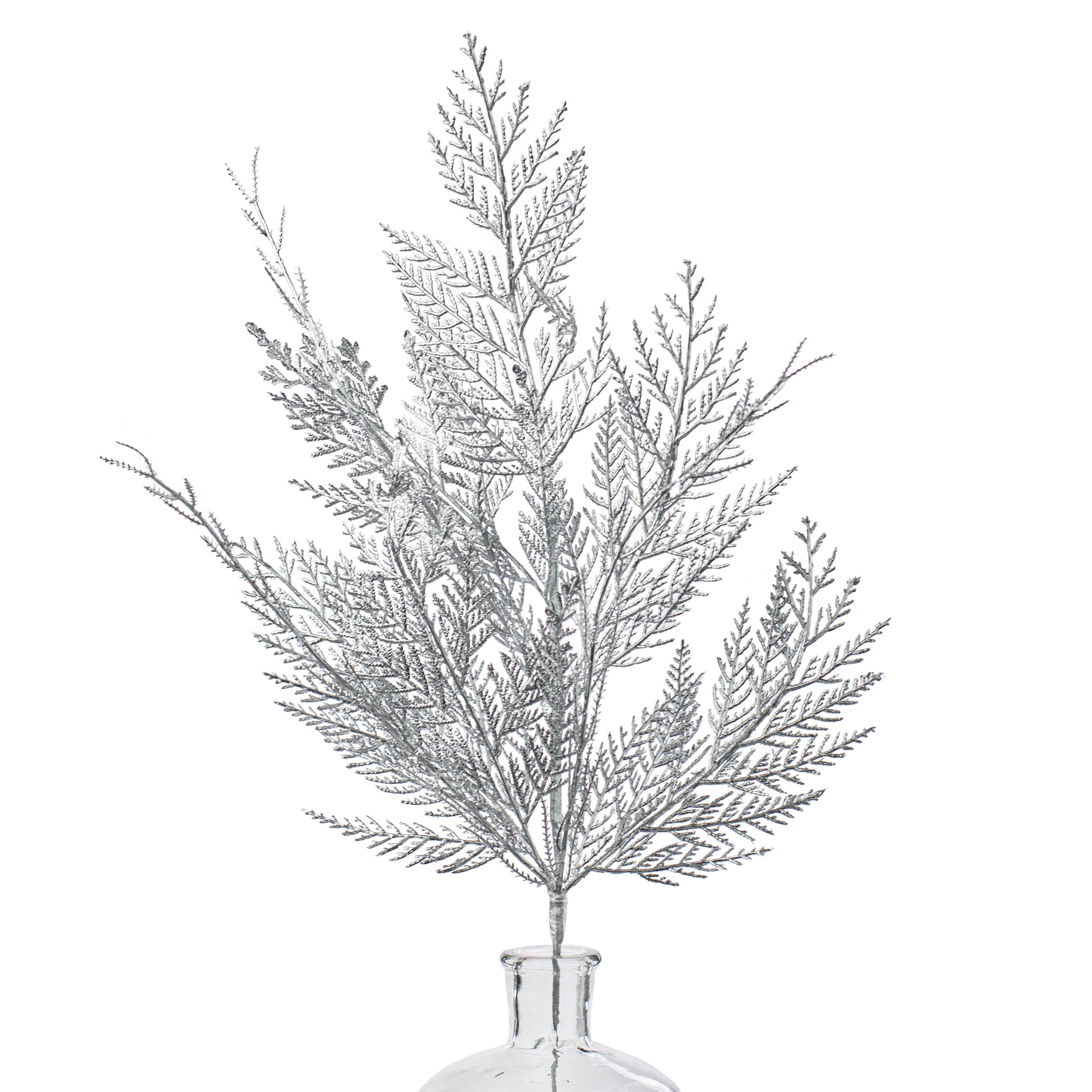 24" Incense Cedar Spray: Silver Item Number: XS223426