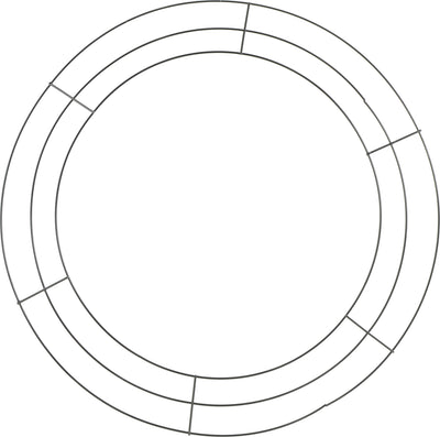 20-inch Wire Wreath Form: 3-Wire Black Item Number: MD005702