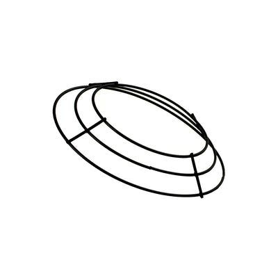 6-inch Wire Wreath Form: 3-Wire Black Lifestyle Photo