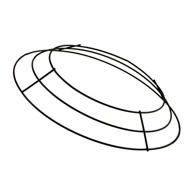 10-inch Wire Wreath Form: 3-Wire Black Lifestyle Photo