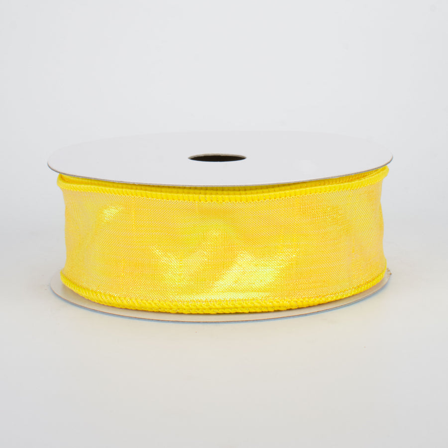 1.5" Iridescent Dupioni Ribbon: Goldenrod (10 Yards)