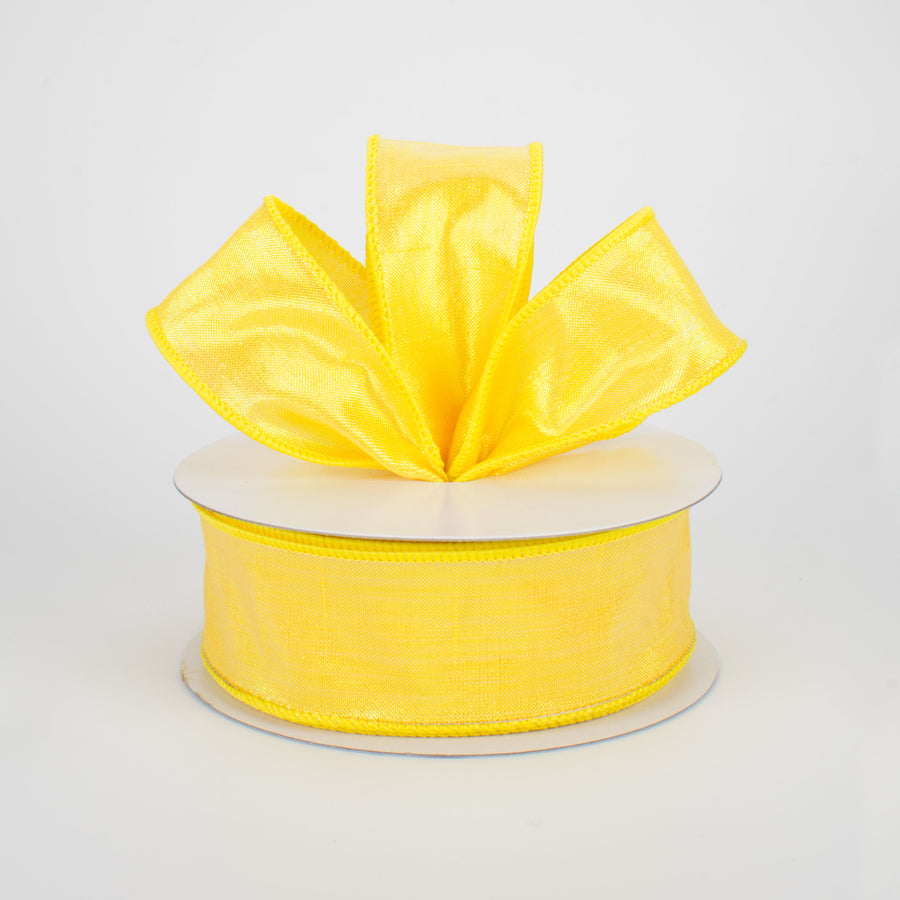 1.5" Iridescent Dupioni Ribbon: Goldenrod (10 Yards) Lifestyle Photo