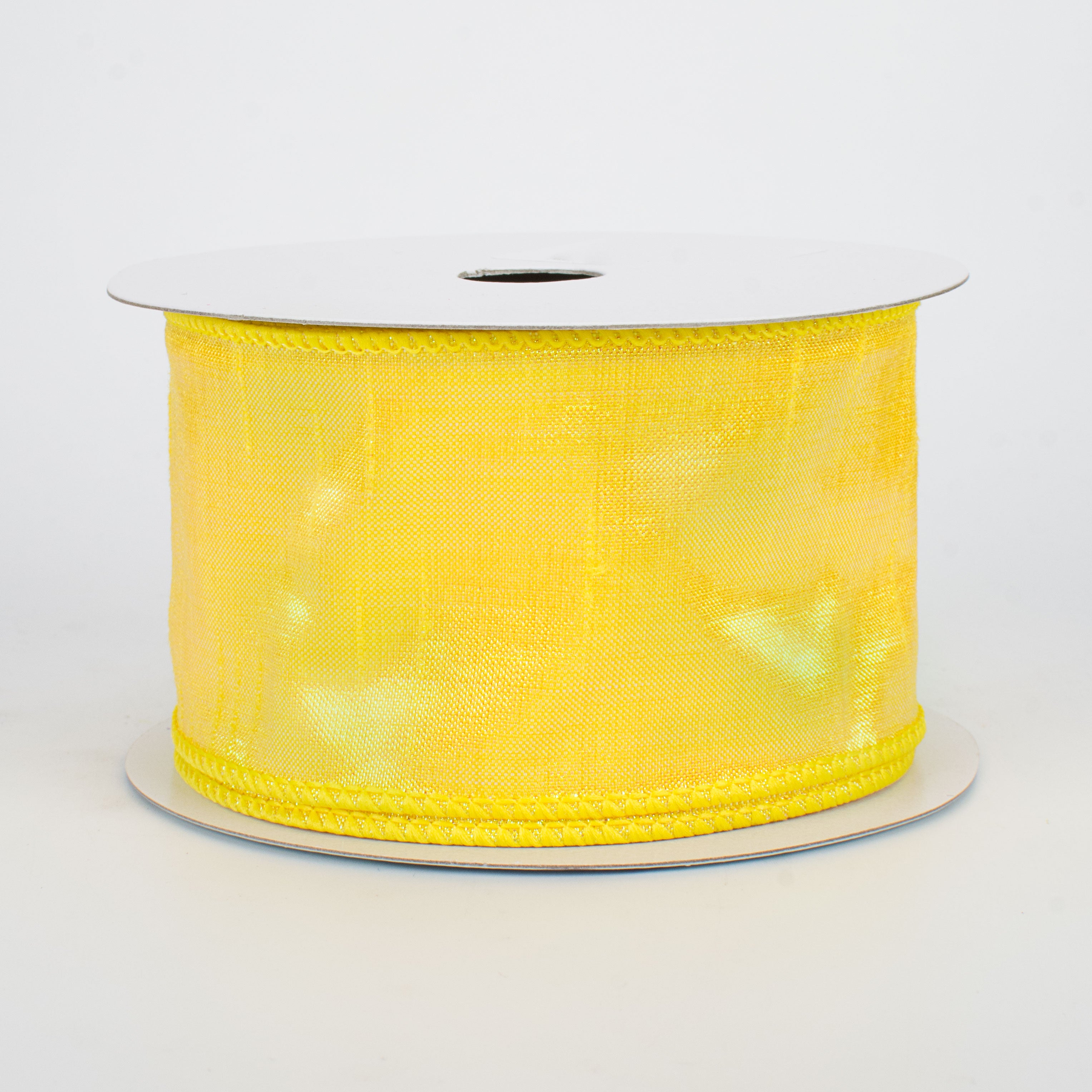 2.5" Iridescent Dupioni Ribbon: Goldenrod (10 Yards)