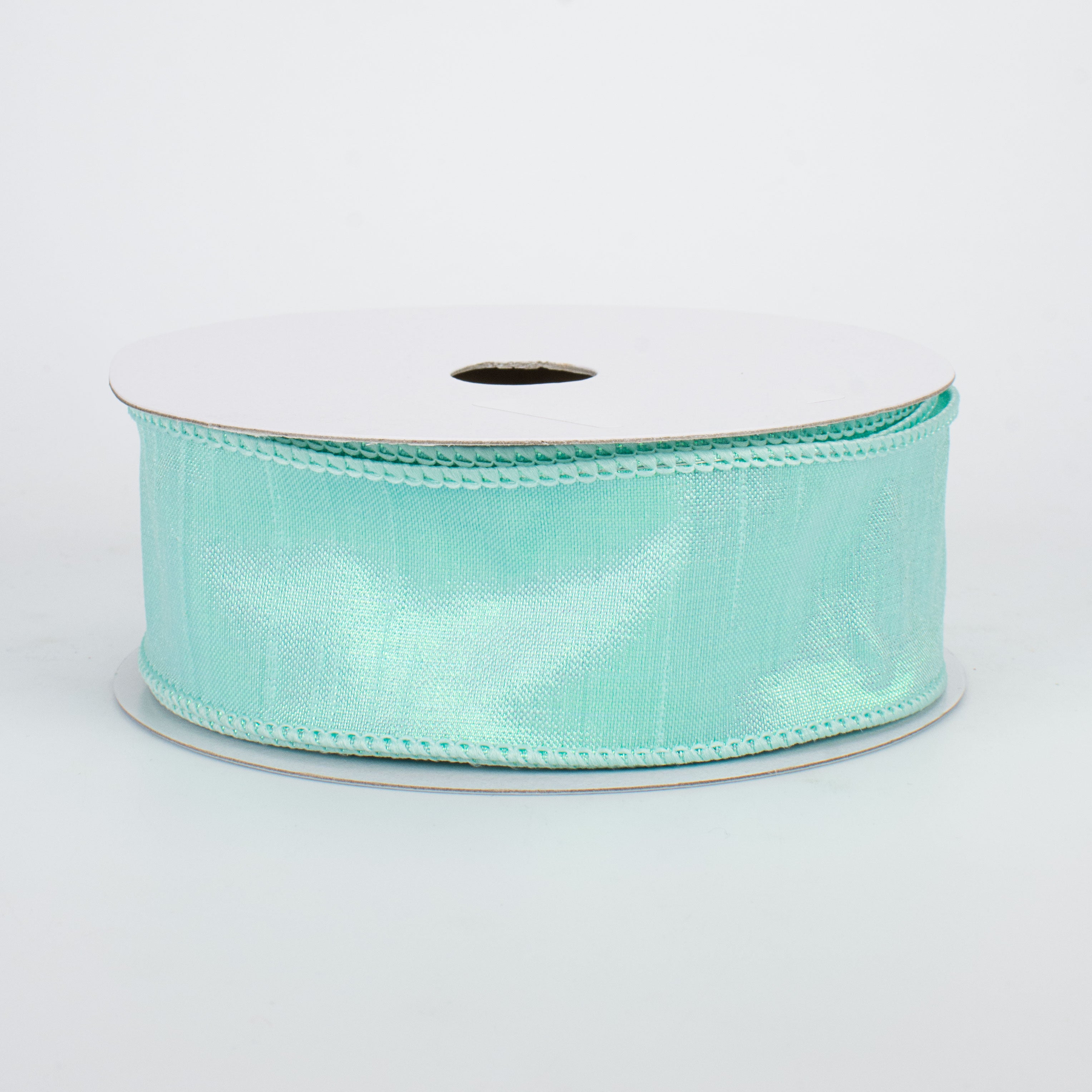 1.5" Iridescent Dupioni Ribbon: Light Blue (10 Yards)