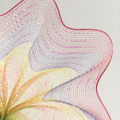 10" Iridescent Metallic Mesh: Rainbow (10 Yards) Lifestyle Photo