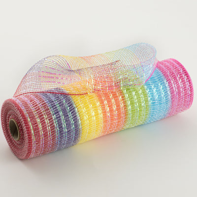 10" Iridescent Metallic Mesh: Rainbow (10 Yards) Item Number: XB100010-01