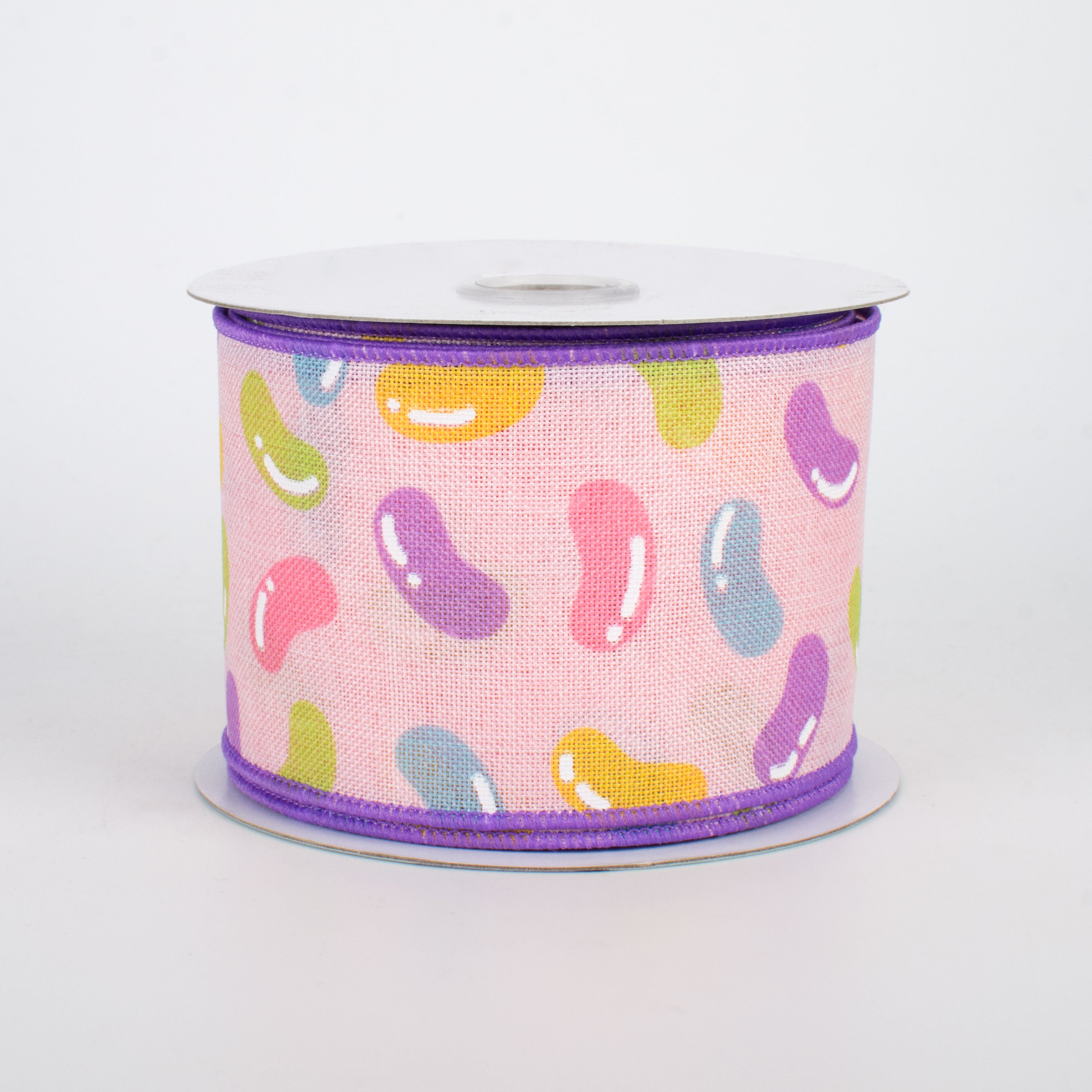 2.5" Jelly Beans Ribbon: Pale Pink (10 Yards)