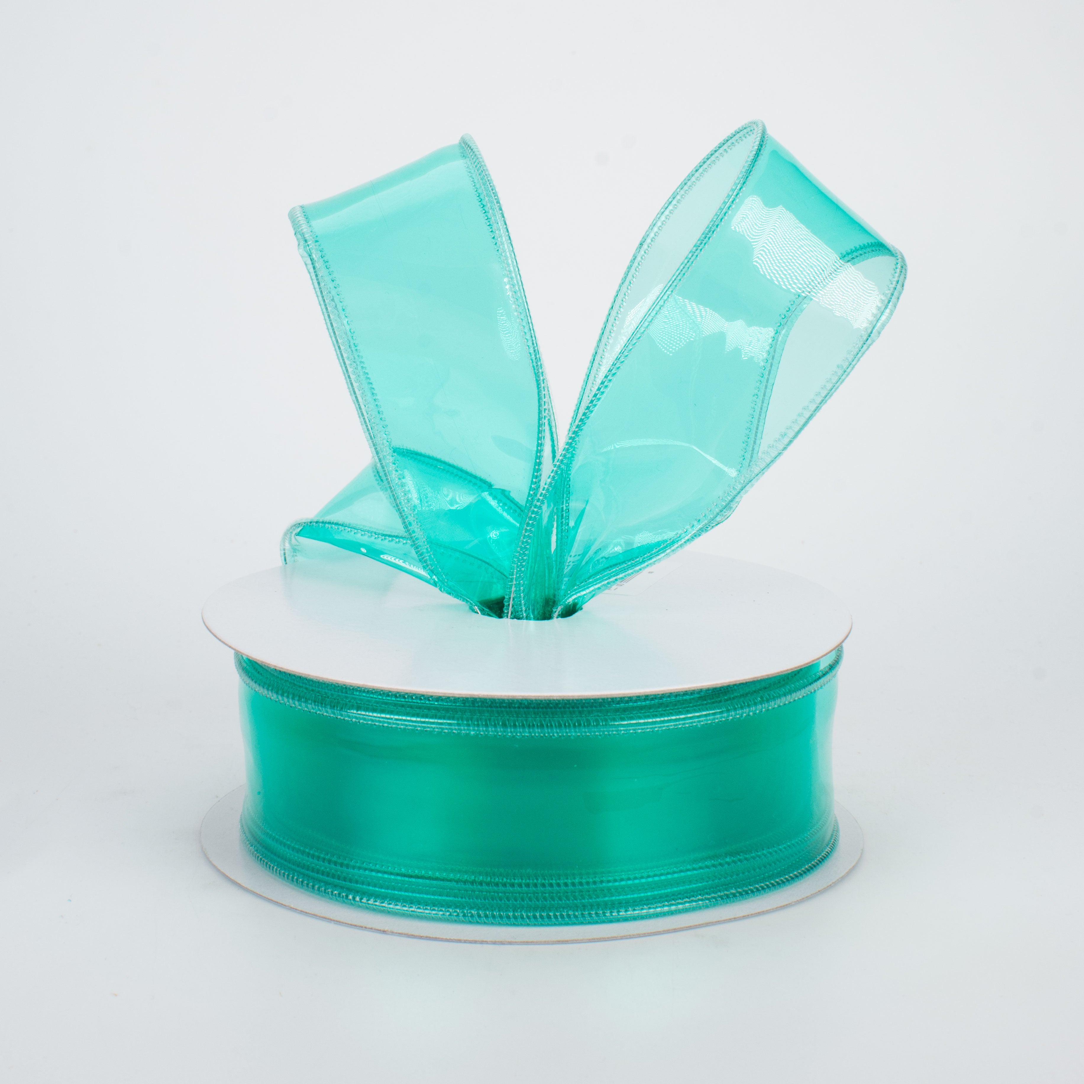 1.5" Jelly Ribbon: Aqua (10 Yards) Lifestyle Photo