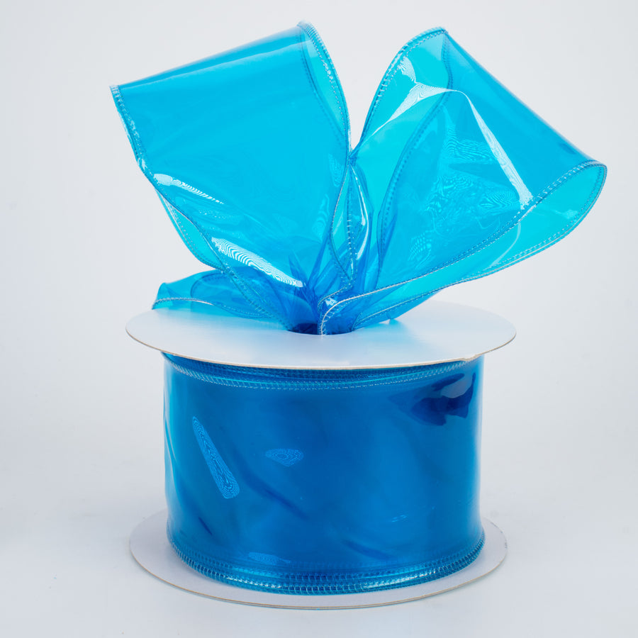 2.5" Jelly Ribbon: Blue (10 Yards) Lifestyle Photo