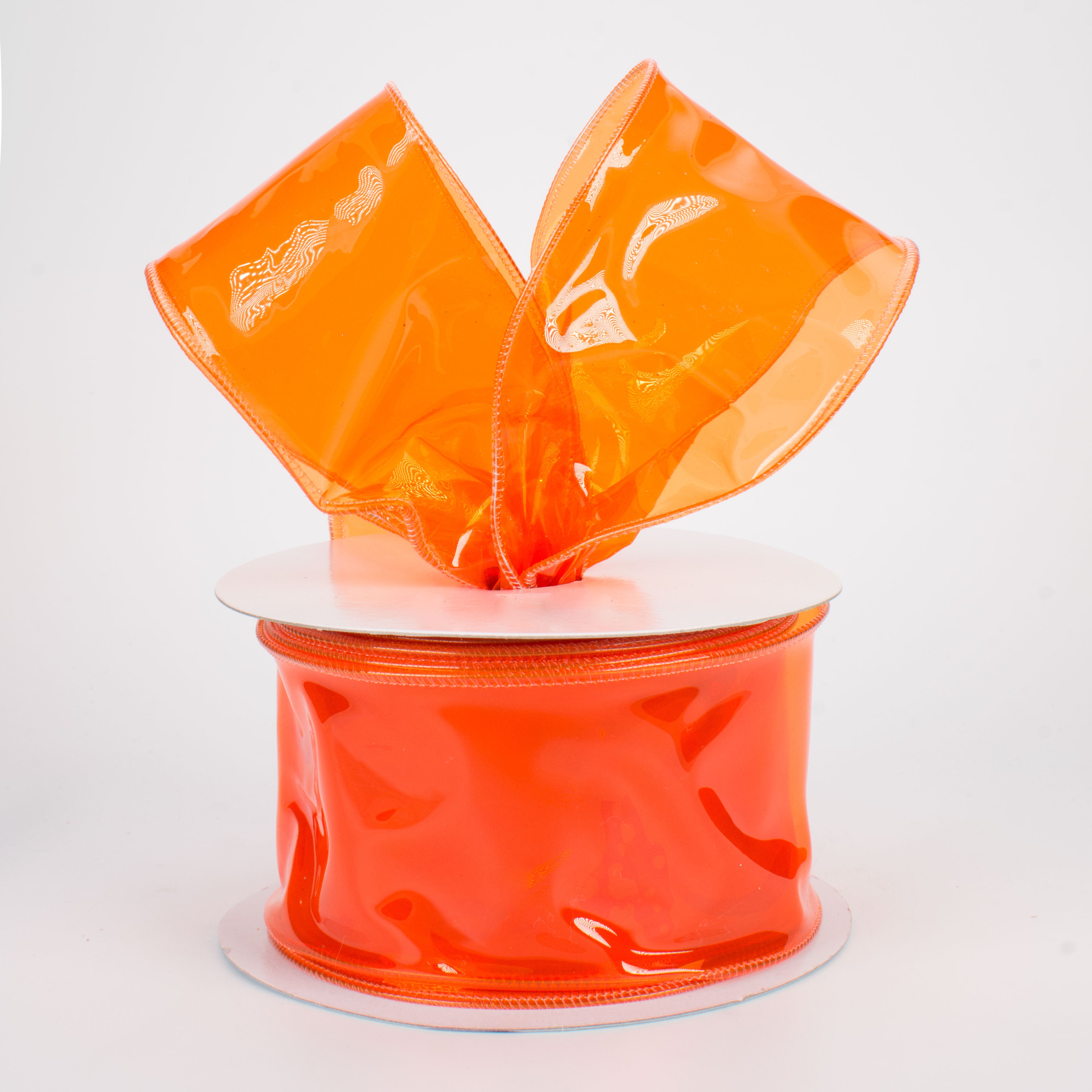 2.5" Jelly Ribbon: Orange (10 Yards) Lifestyle Photo