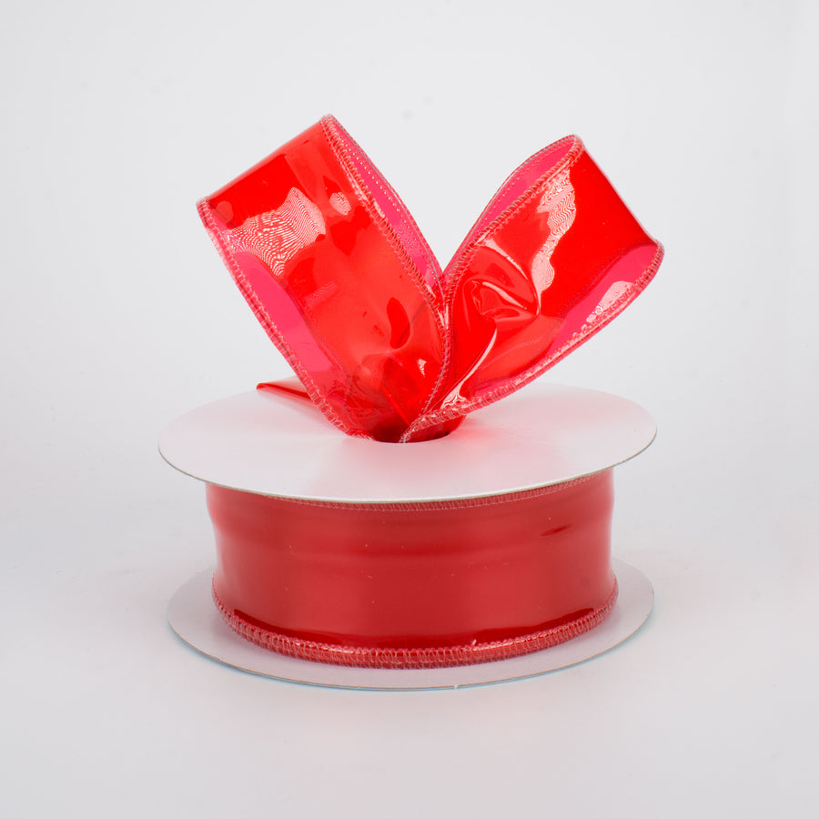 1.5" Jelly Ribbon: Poppy Red (10 Yards) Lifestyle Photo