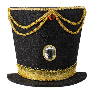 8.5" Jewel Nutcracker Hat Wreath Accent Item Number: 84324BKGD