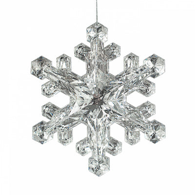 6" Jewel Snowflake Ornament: Silver Item Number: 85953SV