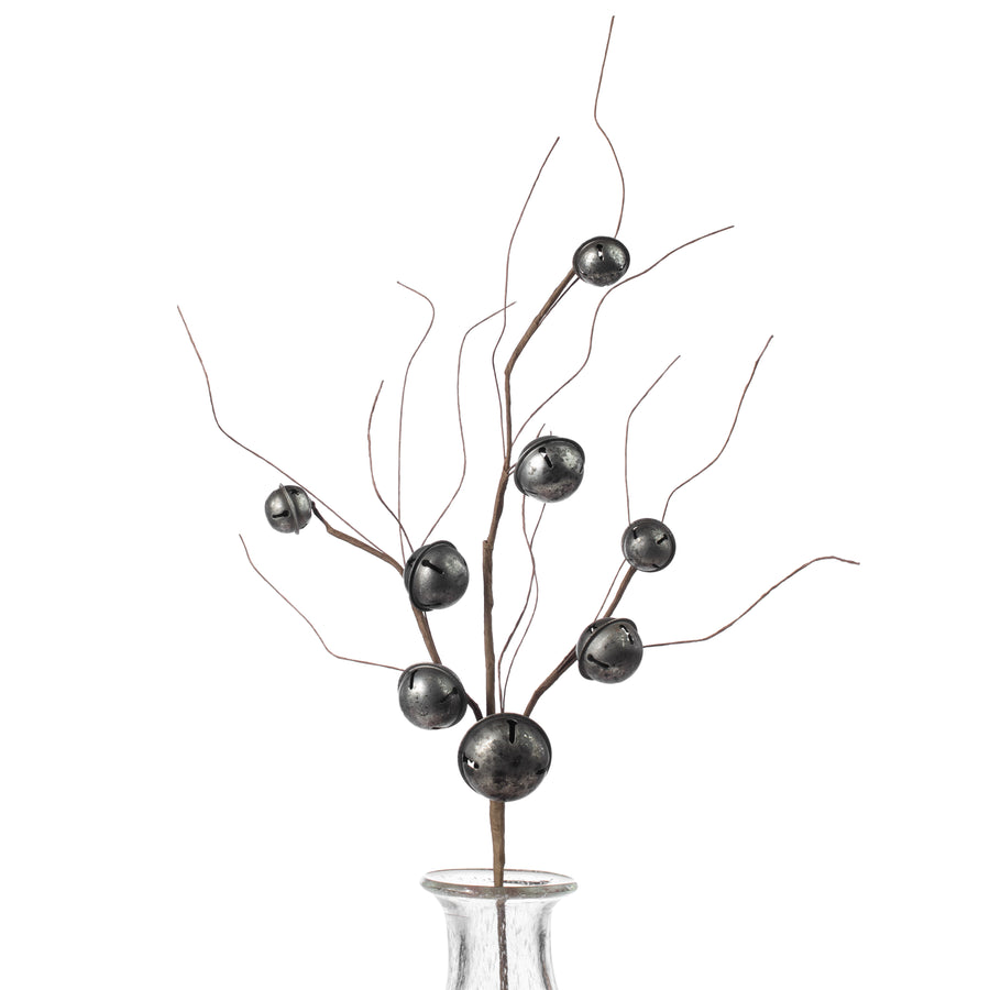 24" Jingle Bell Spray: Vintage Galvanized Item Number: ISB69692