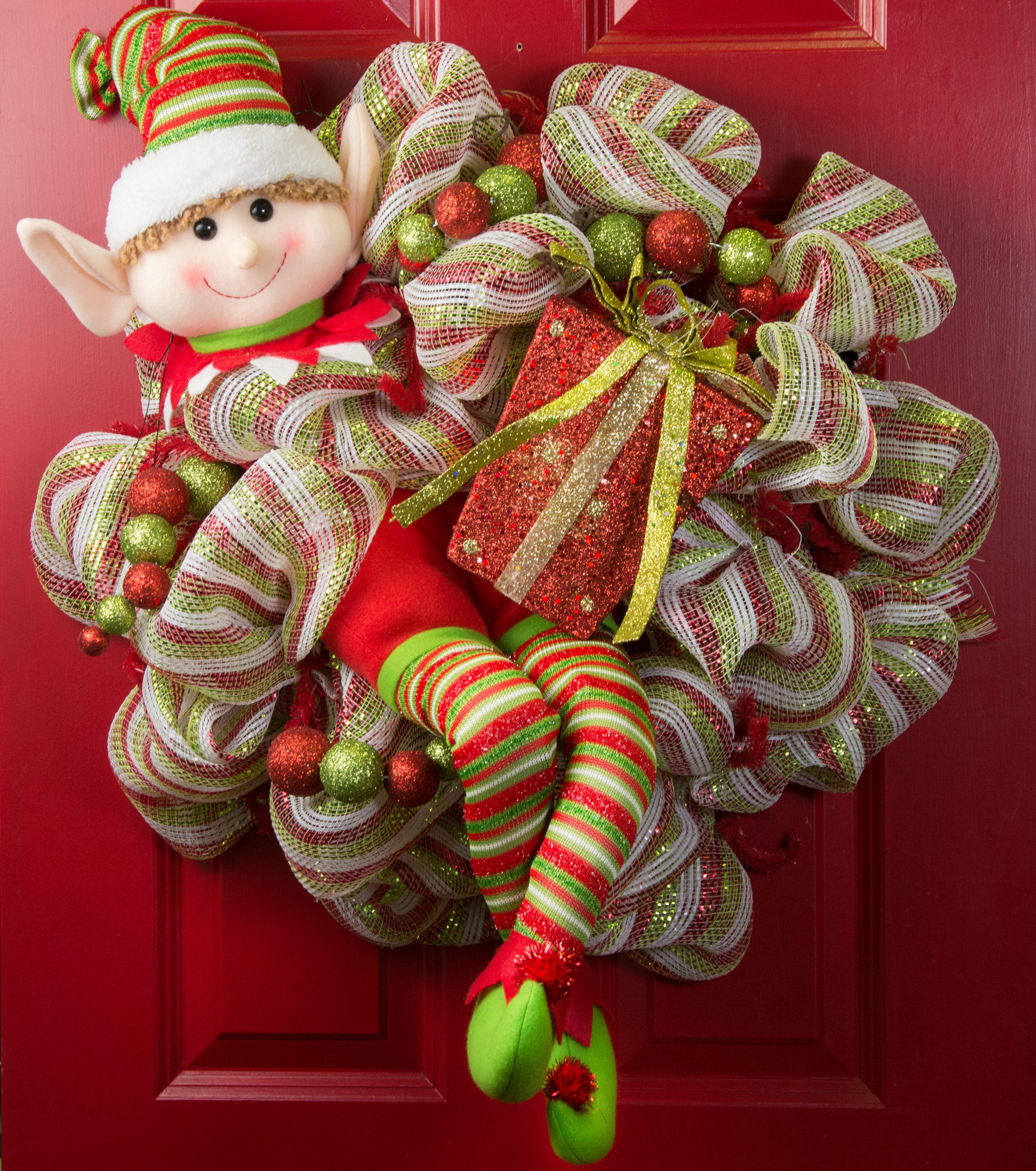Jumbo Christmas Elf Decoration detail photo 5