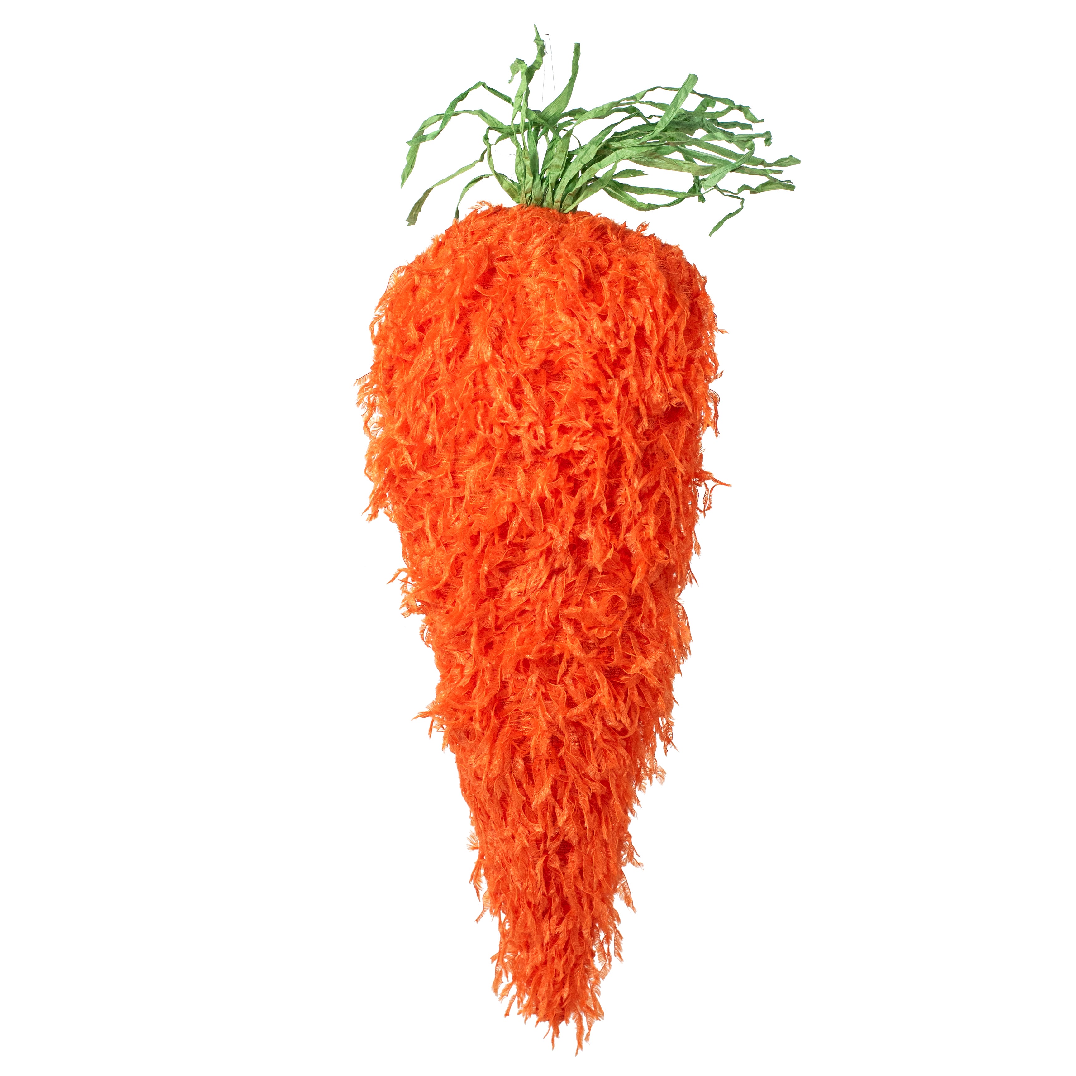 24" Jumbo Furry Fabric Carrot Wreath Accent Item Number: HE7258