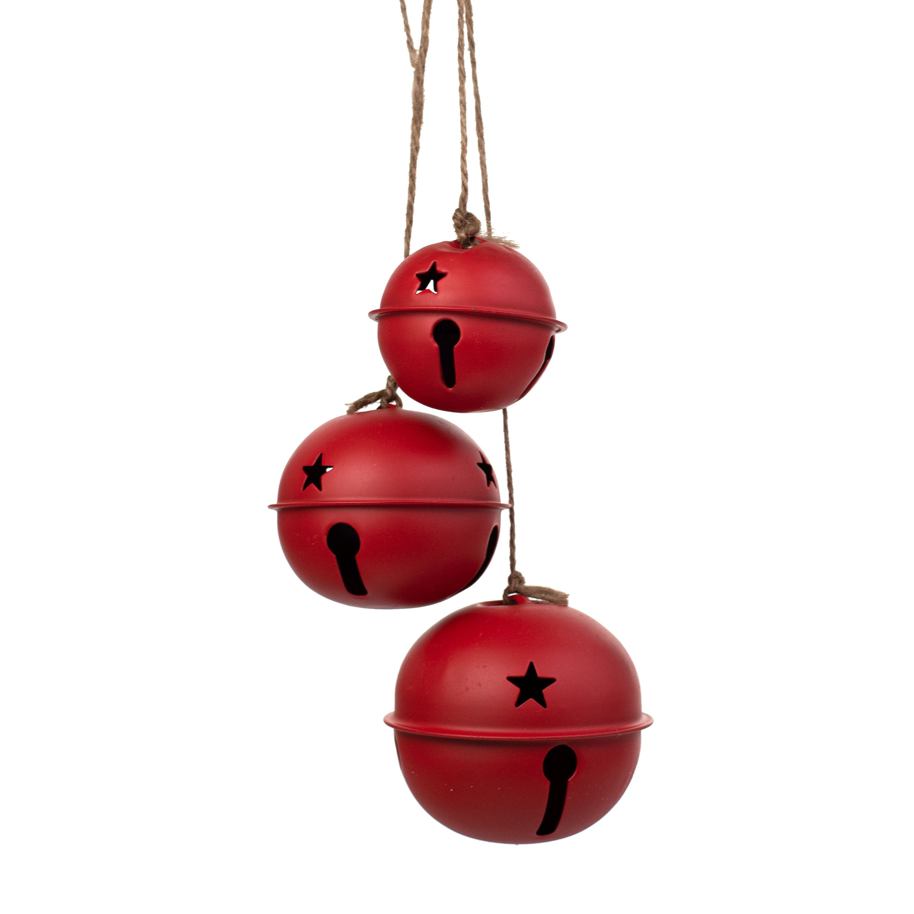 21" Jumbo Jingle Bell Cluster Ornament: Matte Red Item Number: XC427324