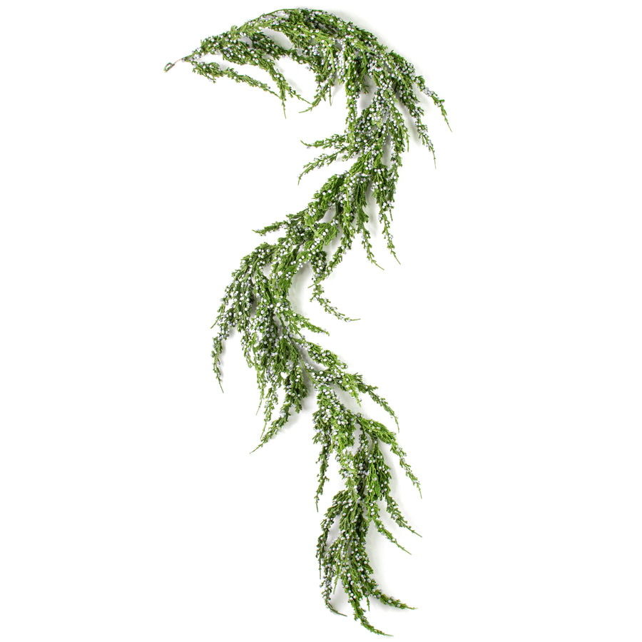 6' Juniper Berry Garland detail photo 5