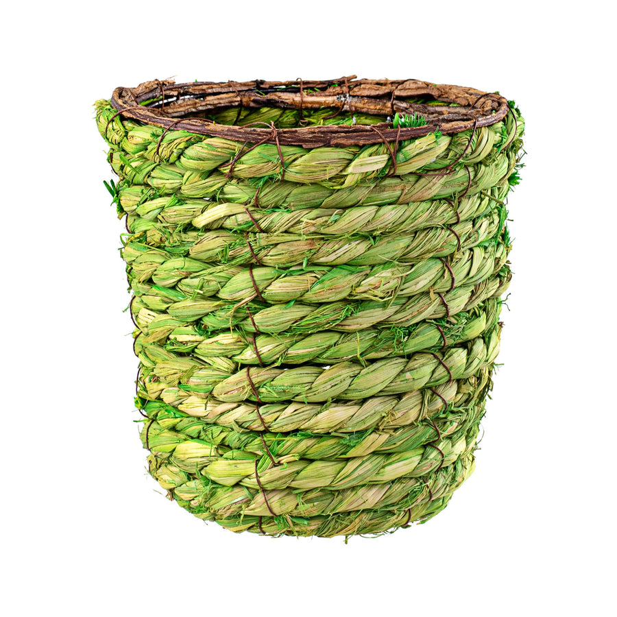 7" Jute Basket: Green Item Number: 136231