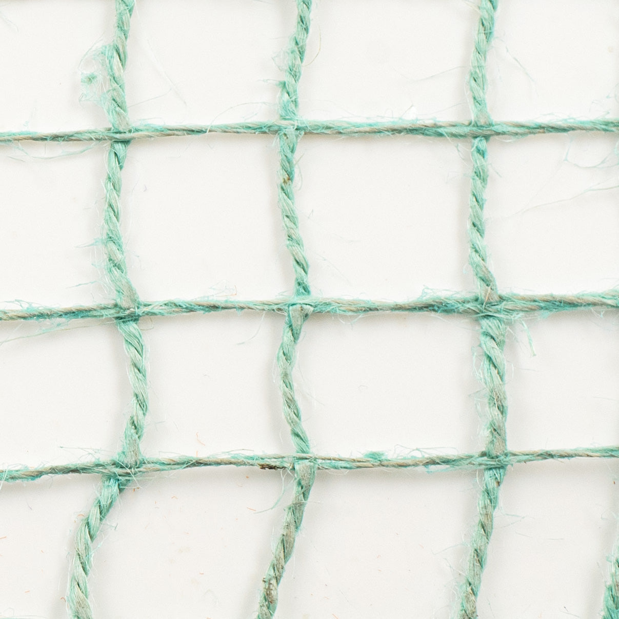 10" Jute Check Weave Mesh: Ice Blue (10 Yards) detail photo 3