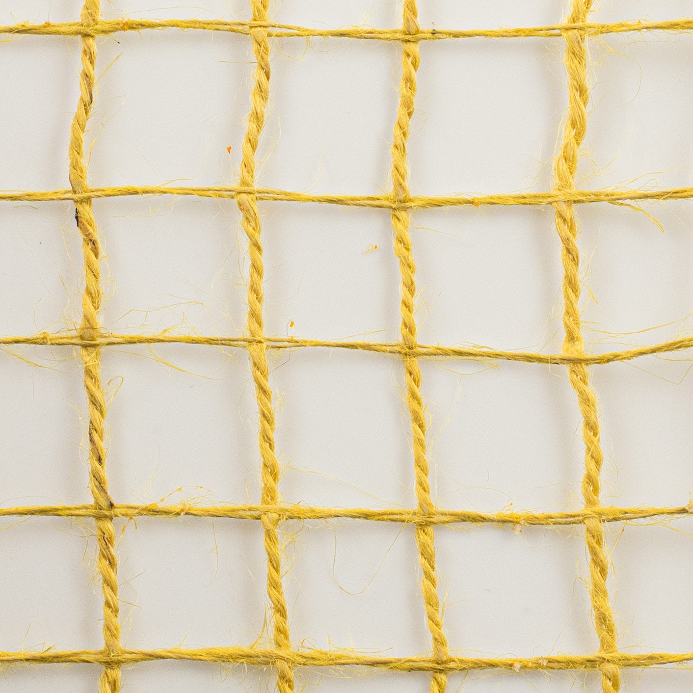 10" Jute Check Weave Mesh: Sun Yellow (10 Yards) detail photo 3