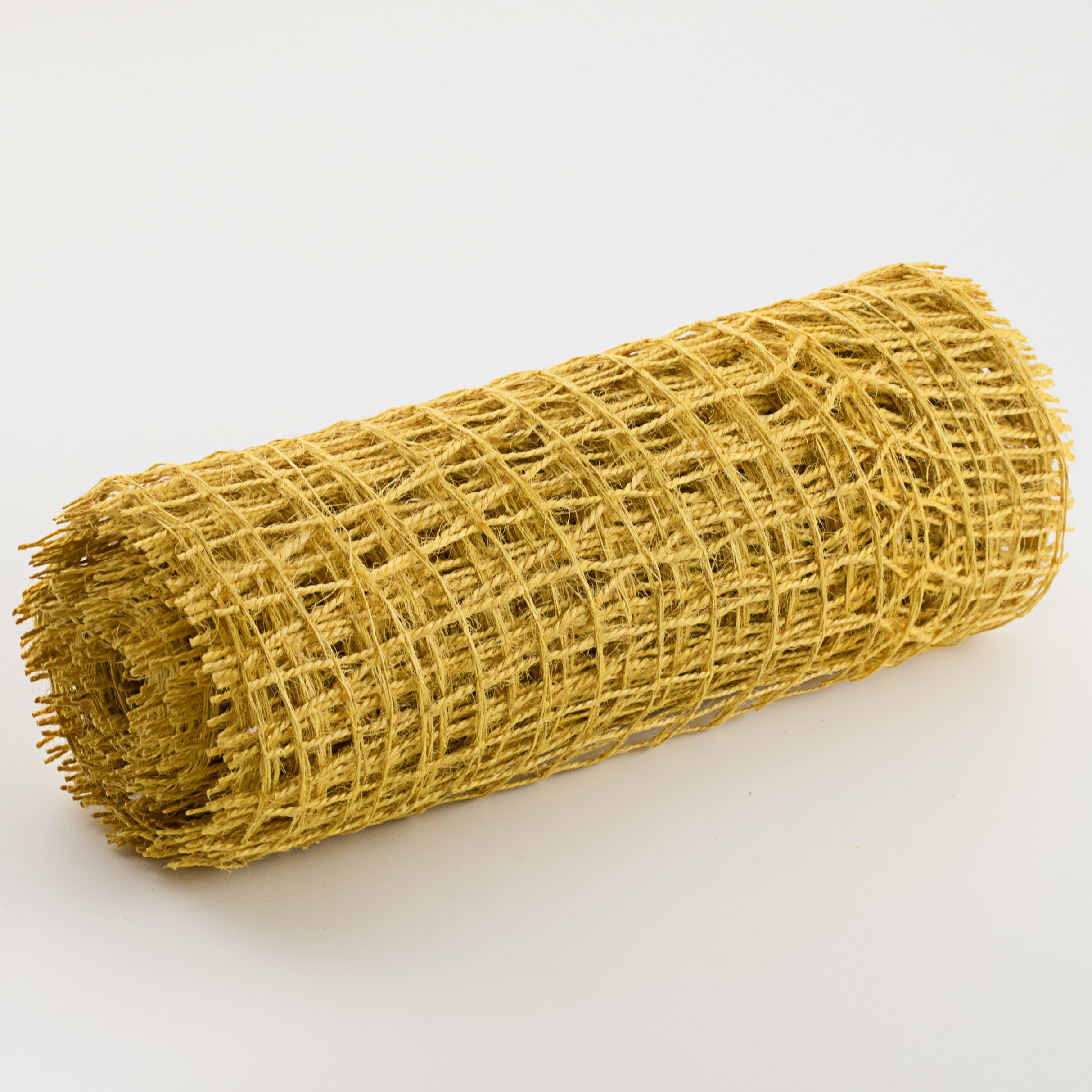 10" Jute Check Weave Mesh: Sun Yellow (10 Yards) Item Number: RA170750
