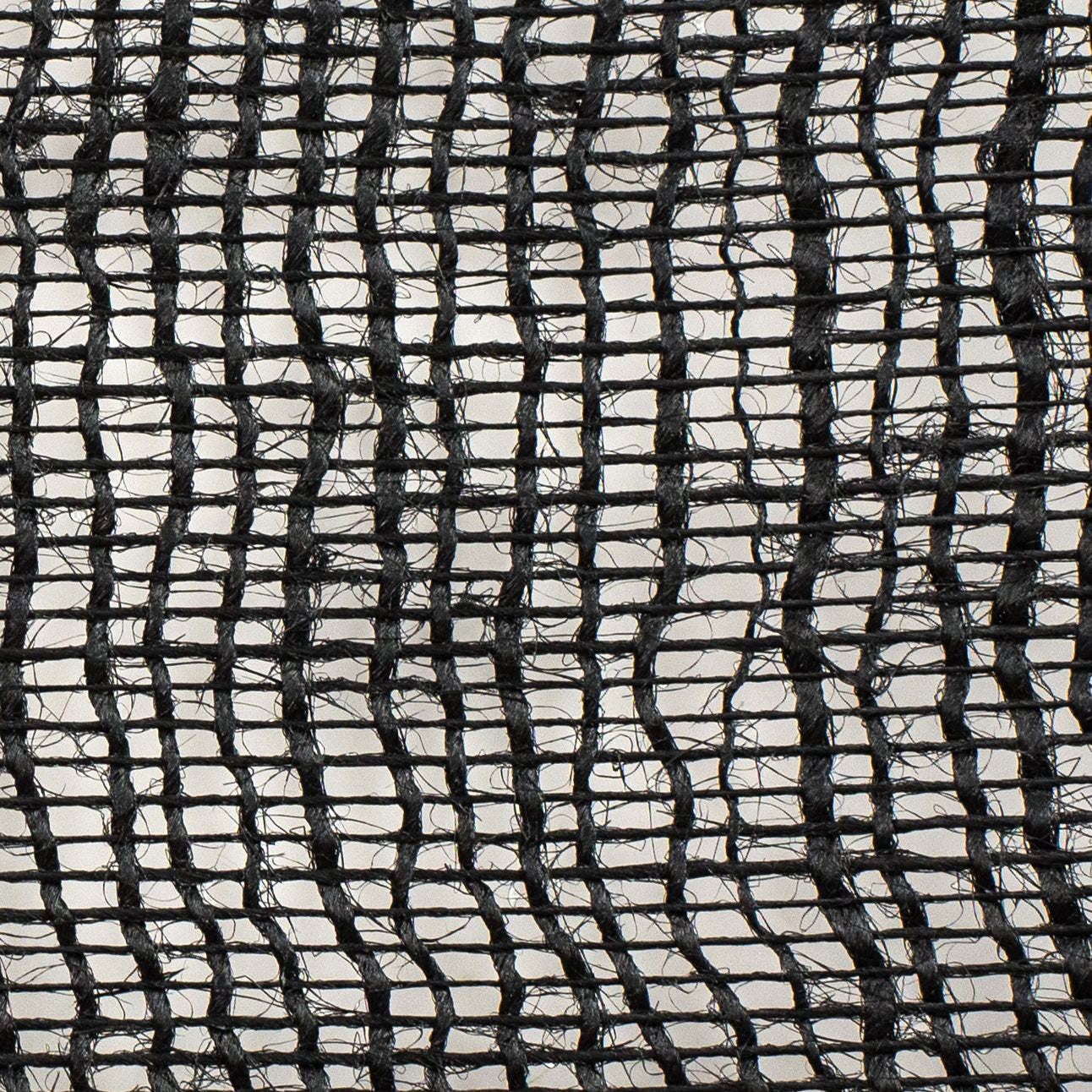 10" Jute Net Burlap Ribbon: Black (10 Yards) detail photo 3