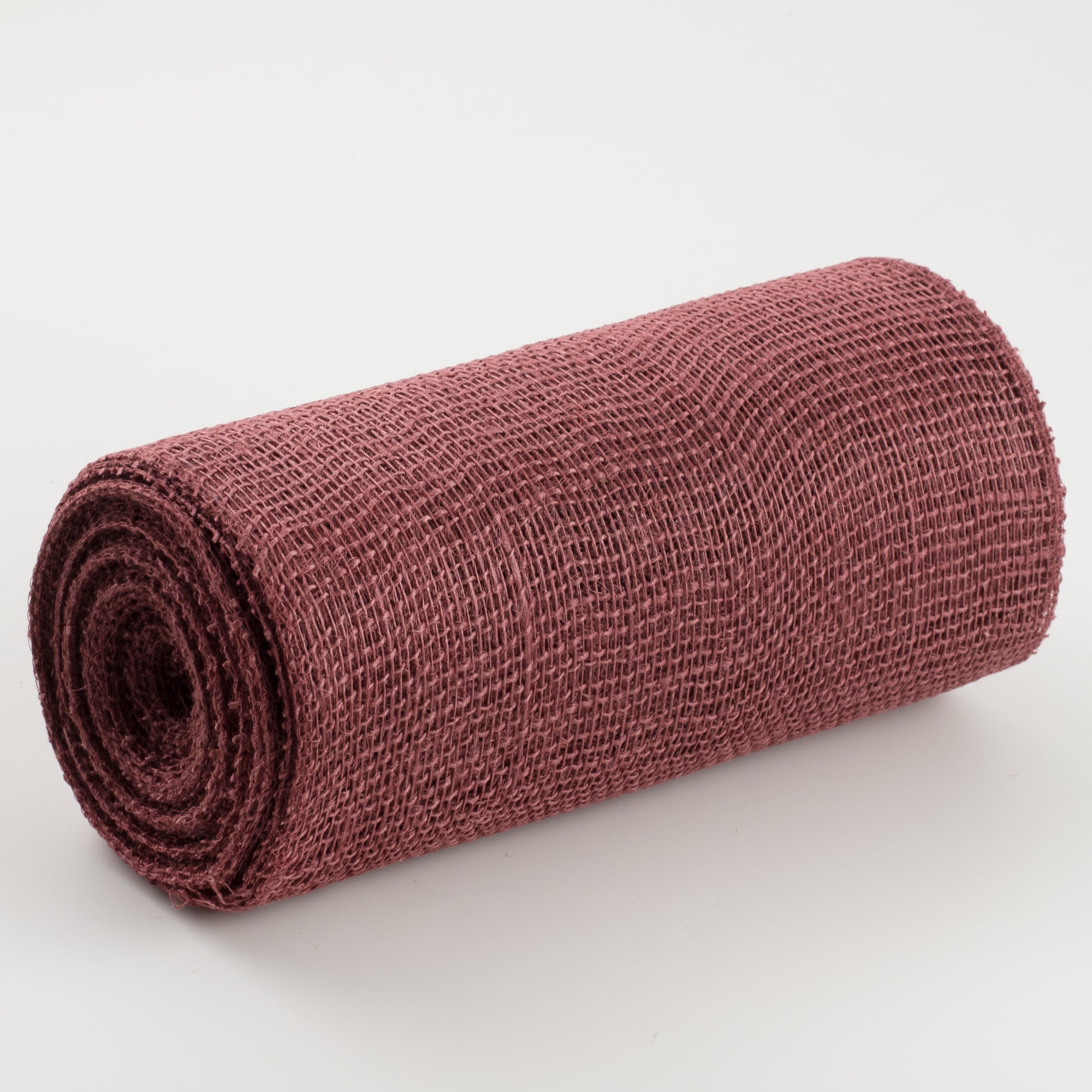 10" Jute Net Burlap Ribbon: Dusty Rose (10 Yards) Item Number: RA171349