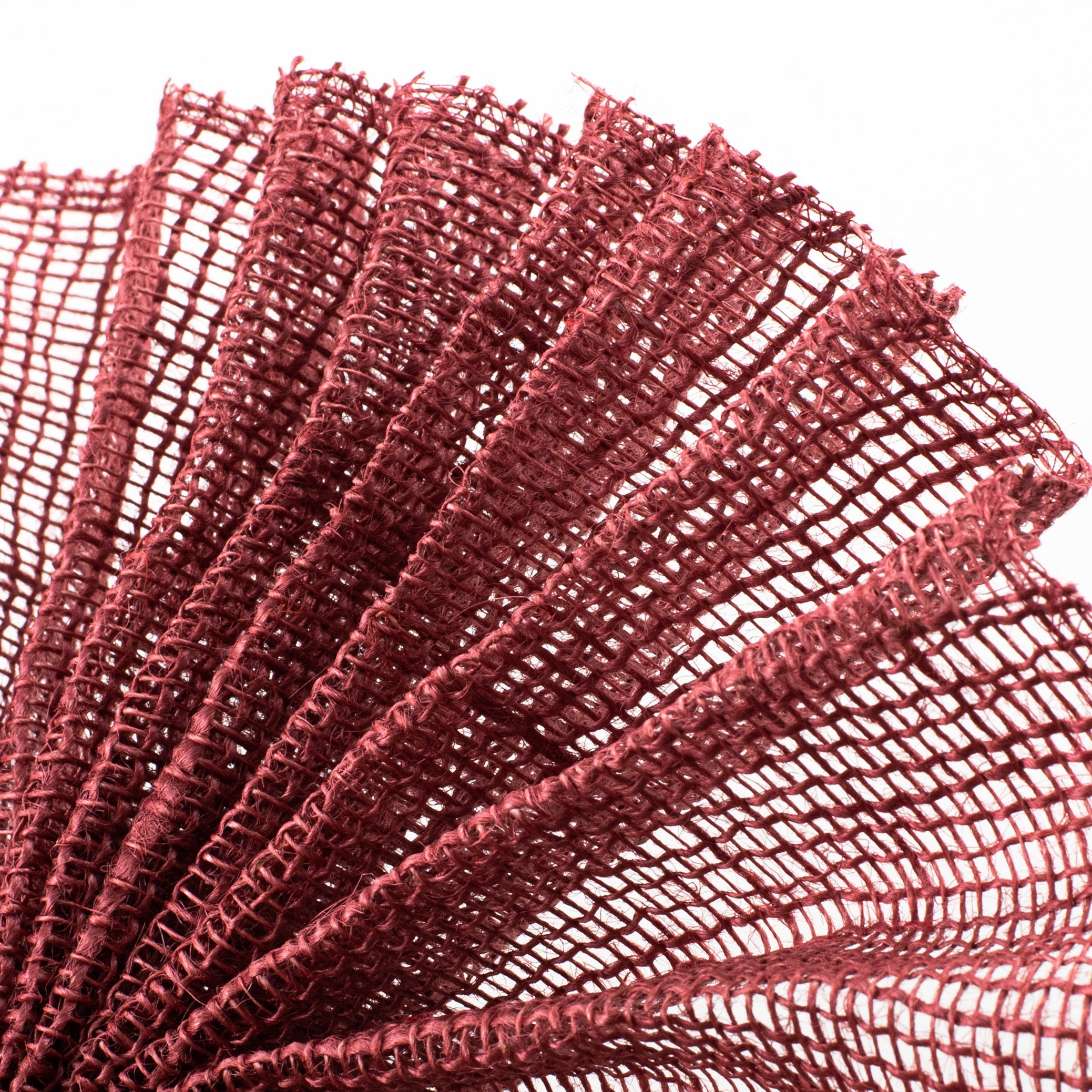10" Jute Net Burlap Ribbon: Dusty Rose (10 Yards) Lifestyle Photo