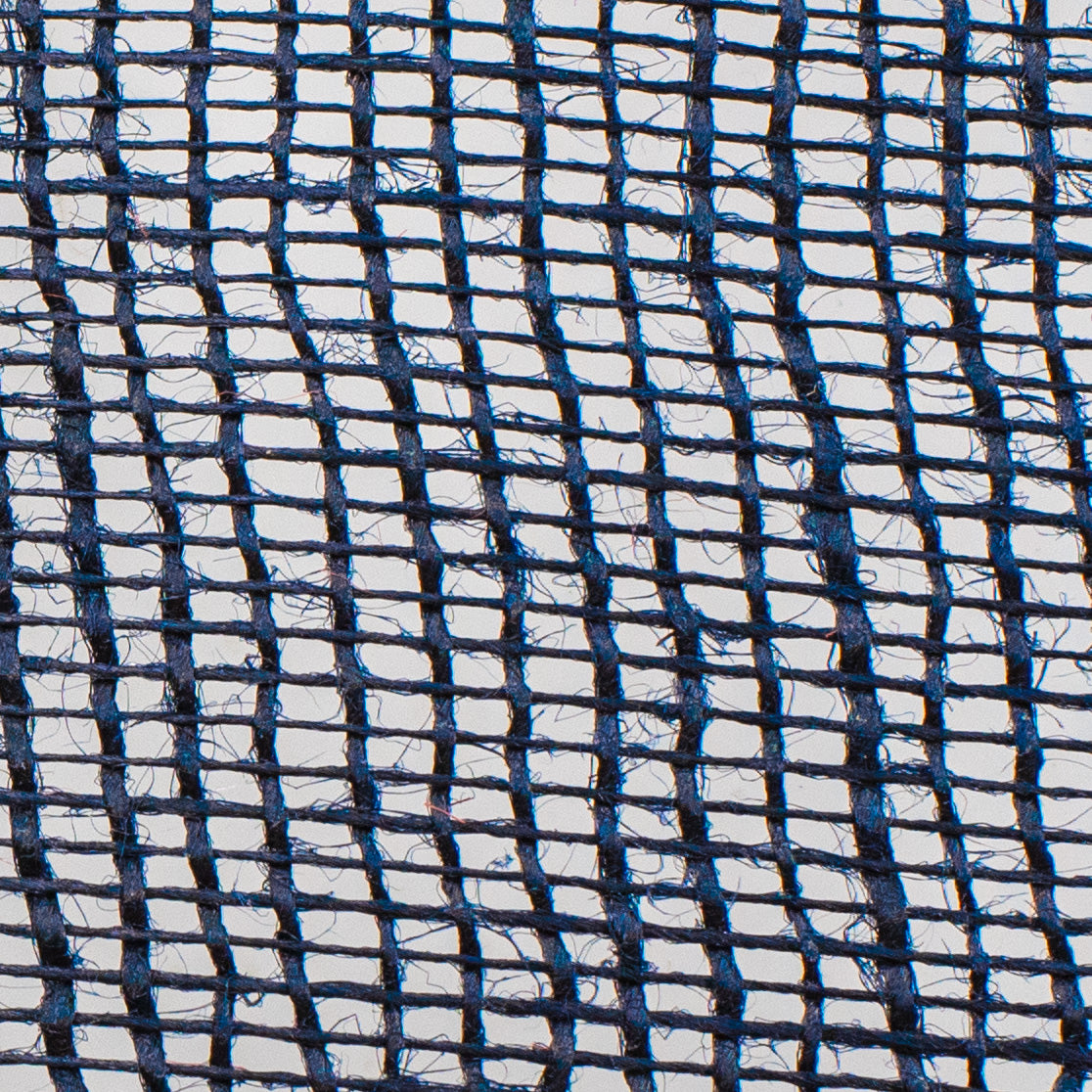 10" Jute Net Burlap Ribbon: Navy Blue (10 Yards) detail photo 3