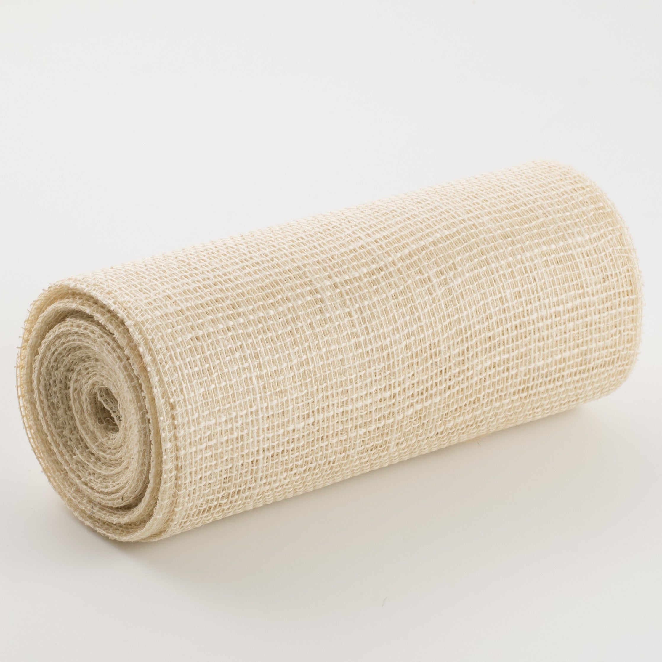 10" Jute Net Burlap Ribbon: Off White (10 Yards) Item Number: RA171351