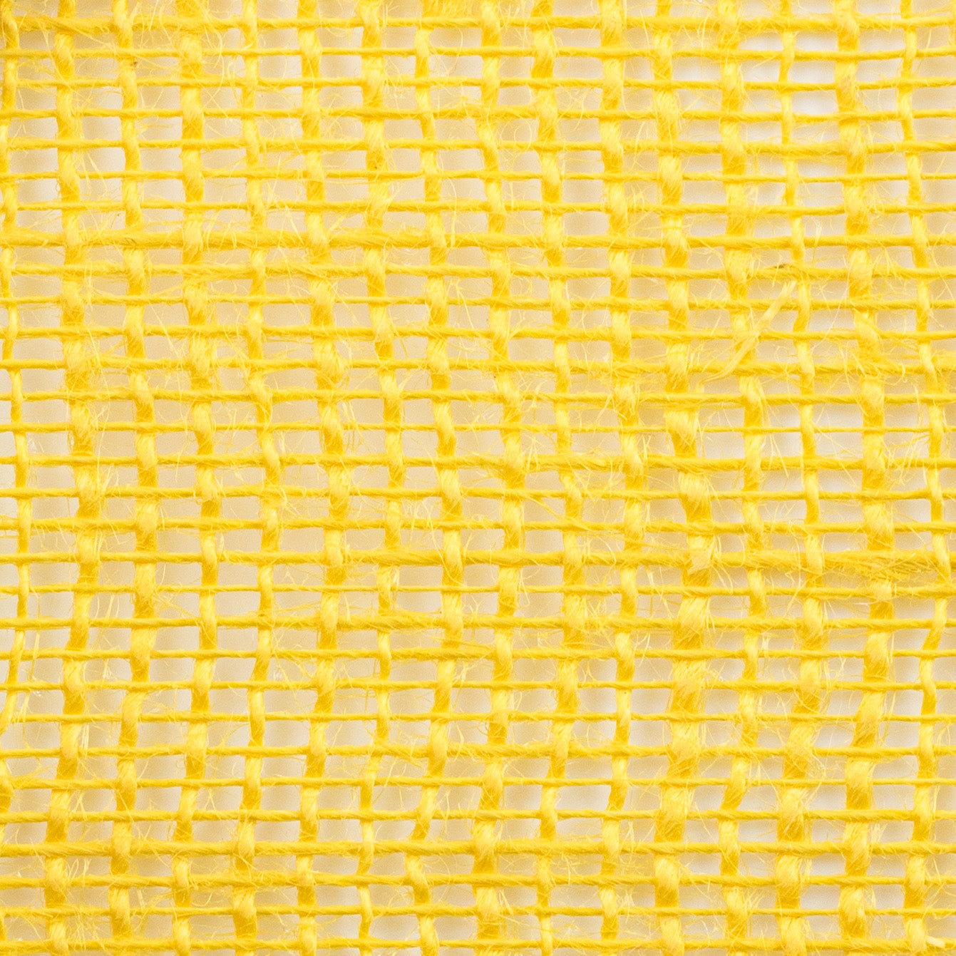 10" Jute Net Burlap Ribbon: Sun Yellow (10 Yards) detail photo 3
