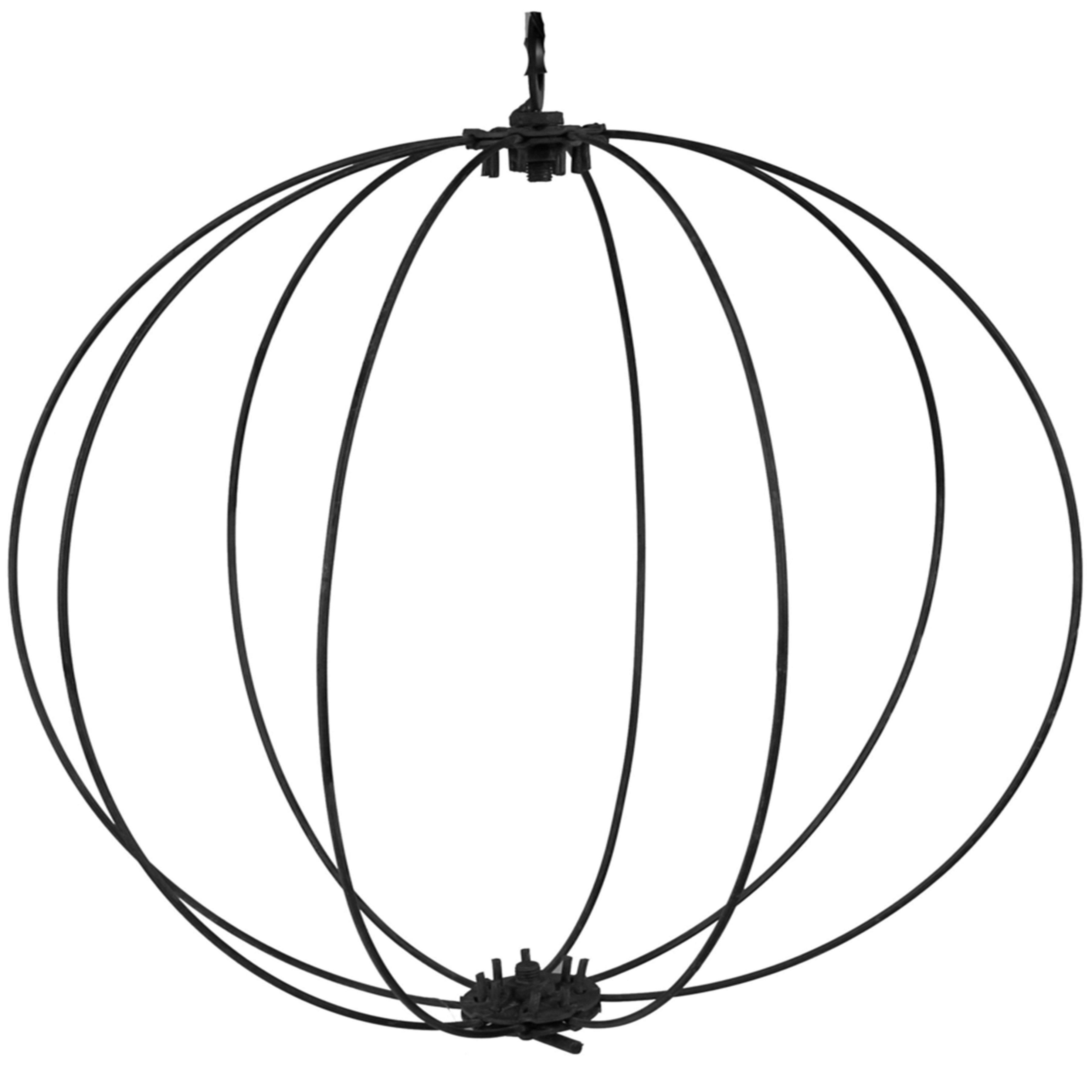 24" KD Wire Folding Ball: Black Item Number: MD006202