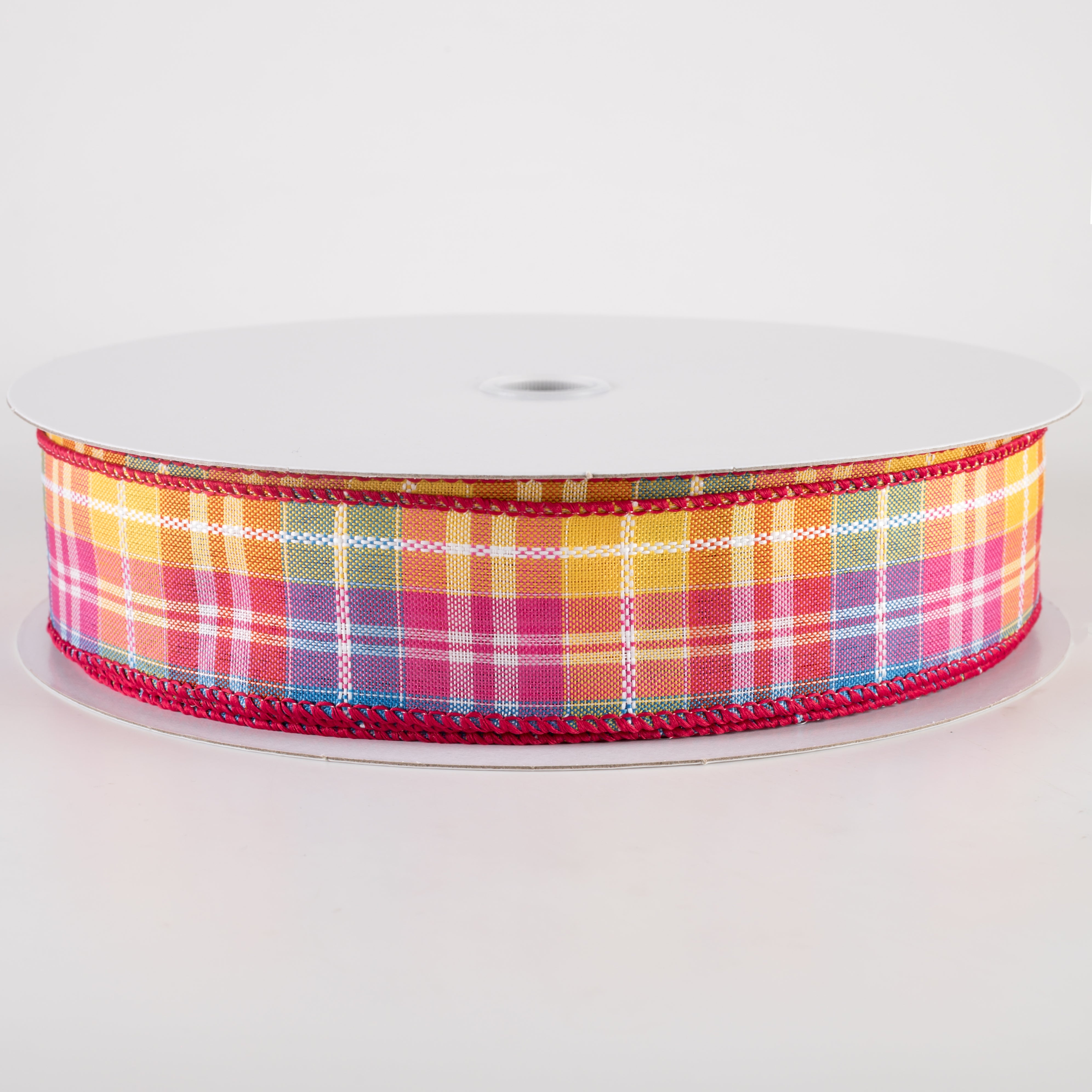 1.5" Kennedy Plaid Ribbon: Fiesta (50 Yards) Item Number: 841-09-419