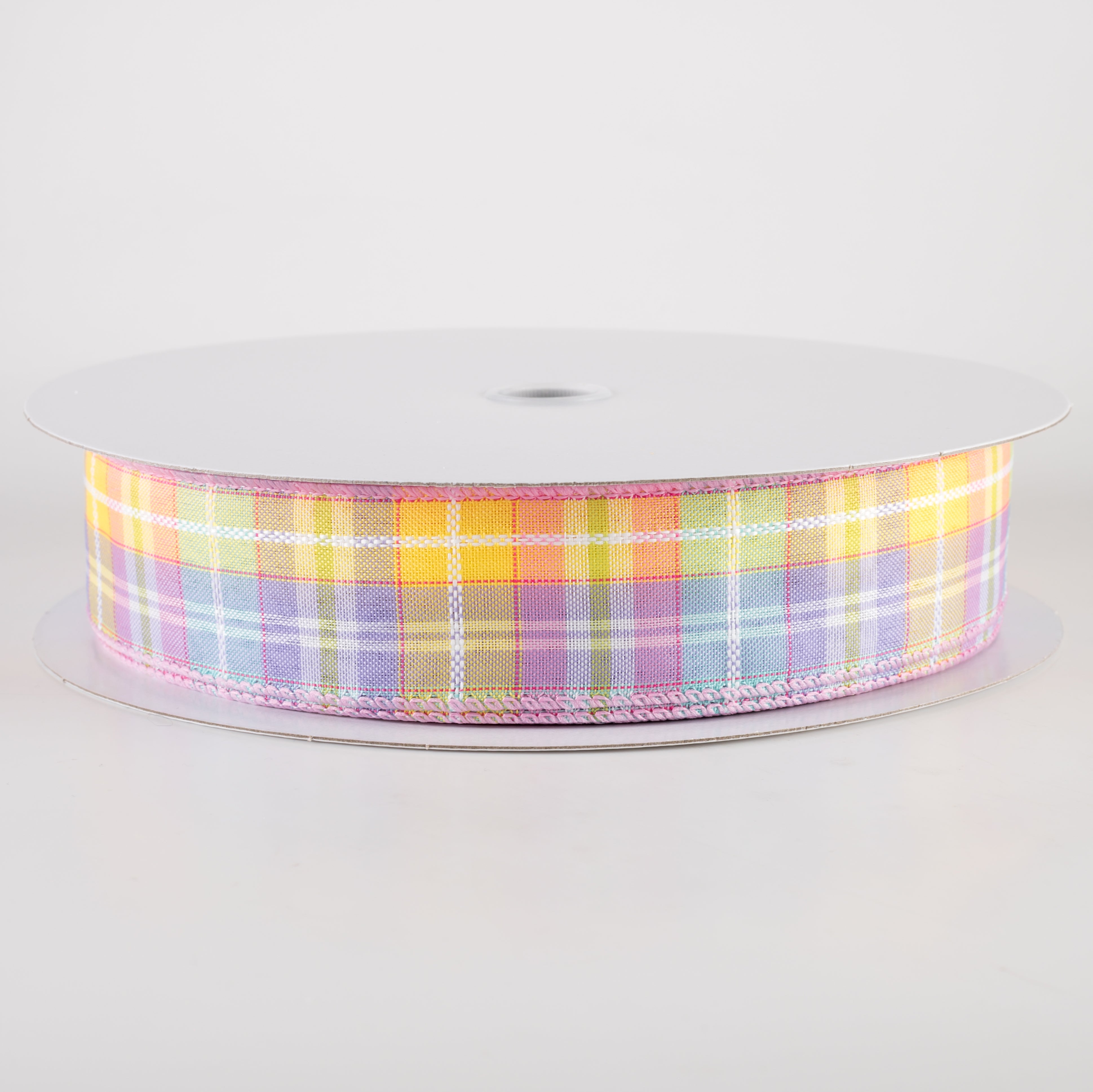 1.5" Kennedy Plaid Ribbon: Pastel (50 Yards) Item Number: 831-09-405