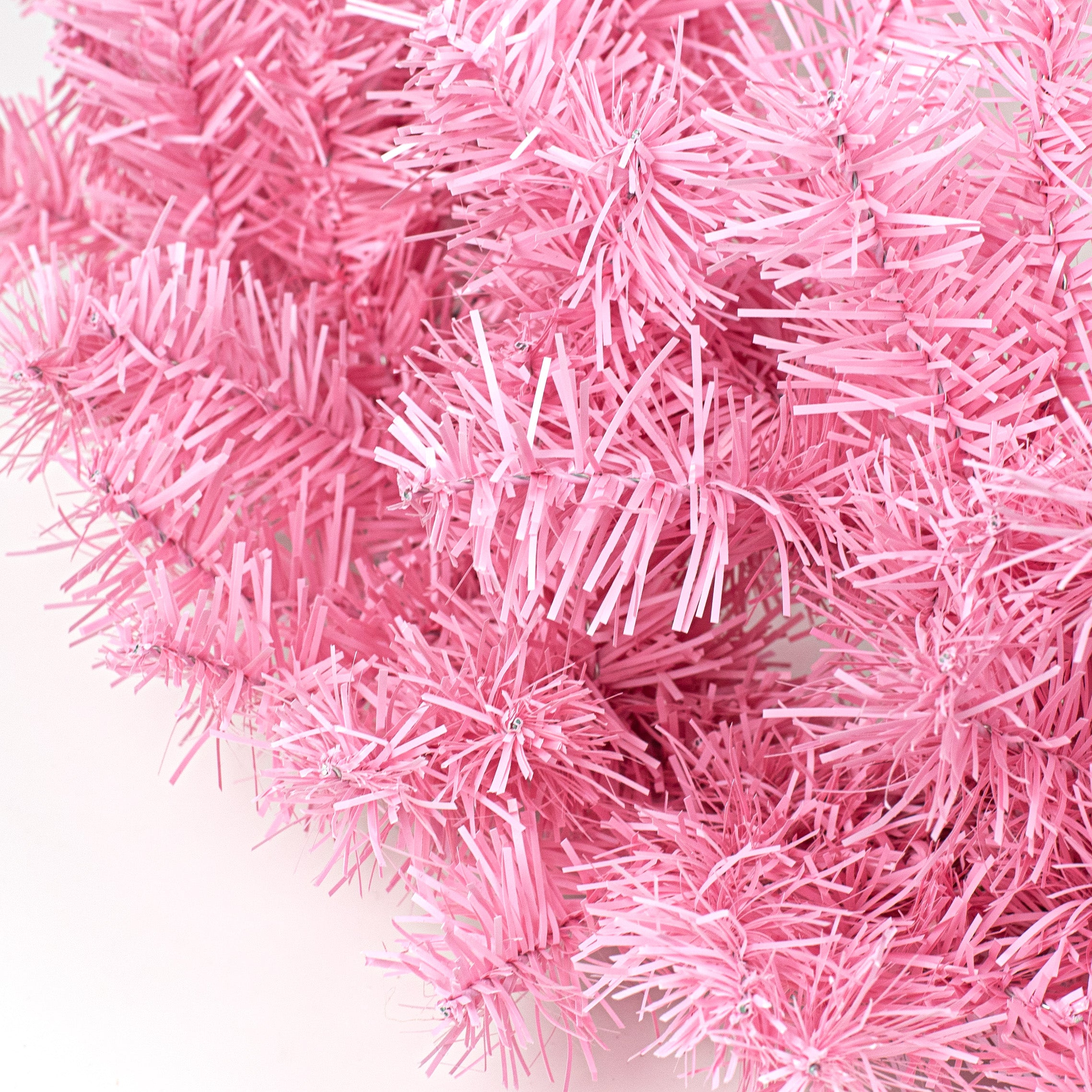 24" King's Pine Wreath: Pink detail photo 3