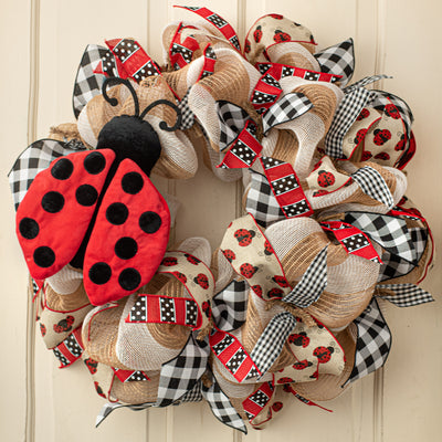 10" Ladybug Decoration Lifestyle Photo