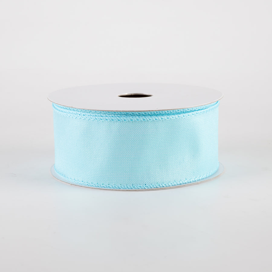 1.5" Lala Iridescent Solid Ribbon: Aqua Blue (10 Yards)