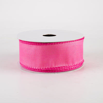 1.5" Lala Iridescent Solid Ribbon: Fuchsia Pink (10 Yards)