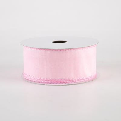1.5" Lala Iridescent Solid Ribbon: Light Pink (10 Yards)