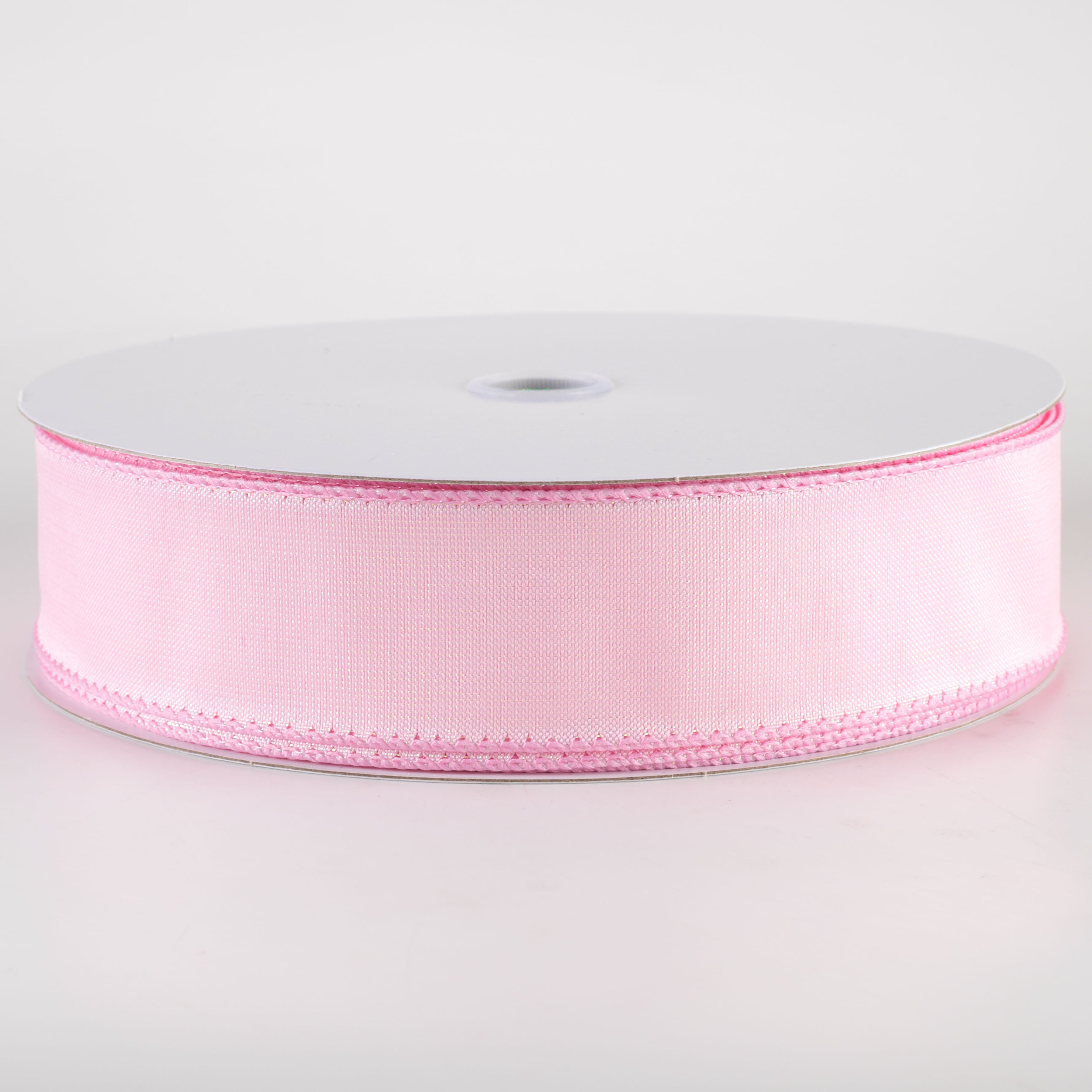 1.5" Lala Iridescent Solid Ribbon: Light Pink (50 Yards)