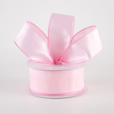 1.5" Lala Iridescent Solid Ribbon: Light Pink (10 Yards) Lifestyle Photo