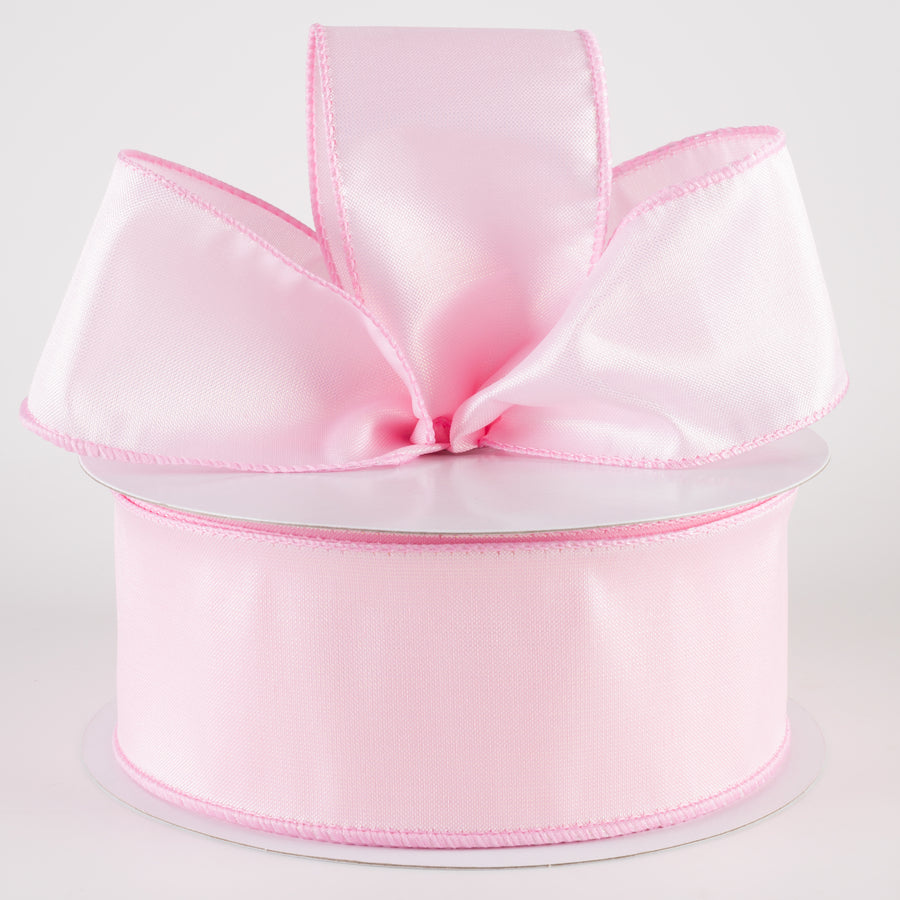 2.5" Lala Iridescent Solid Ribbon: Light Pink (50 Yards) Lifestyle Photo