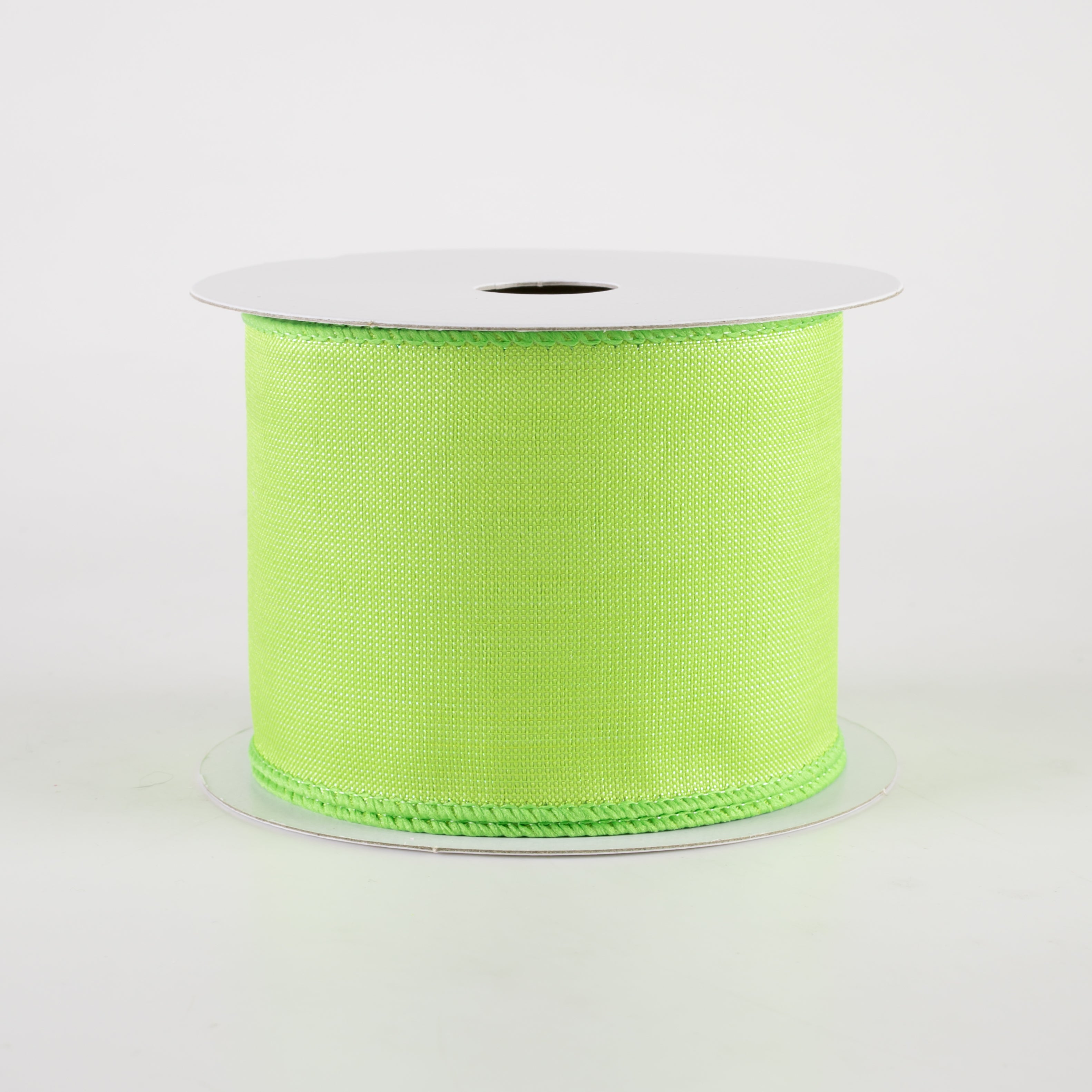 2.5" Lala Iridescent Solid Ribbon: Lime Green (10 Yards) Item Number: 42409-40-09