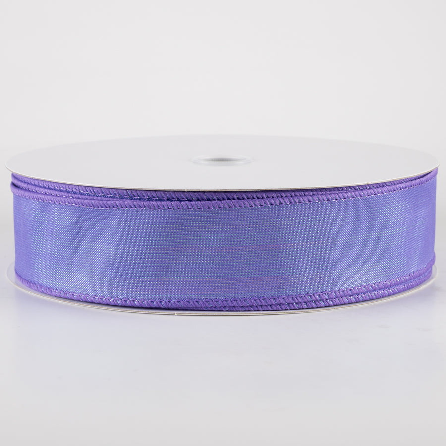 1.5" Lala Iridescent Solid Ribbon: Purple (50 Yards)