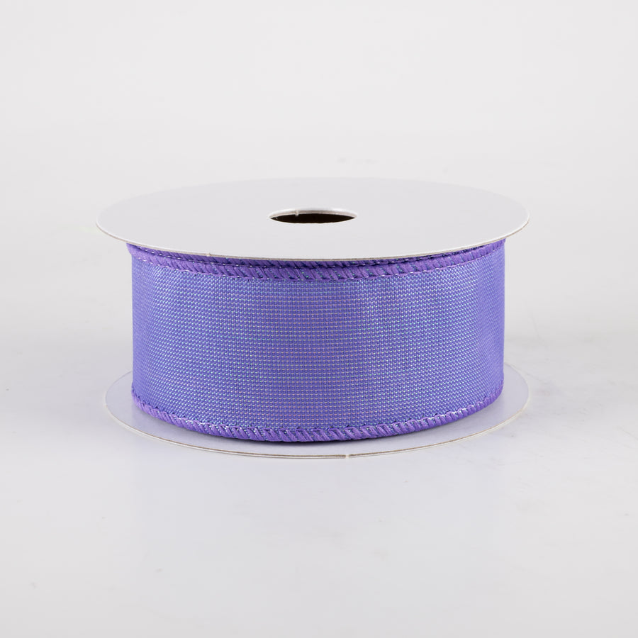 1.5" Lala Iridescent Solid Ribbon: Purple (10 Yards)
