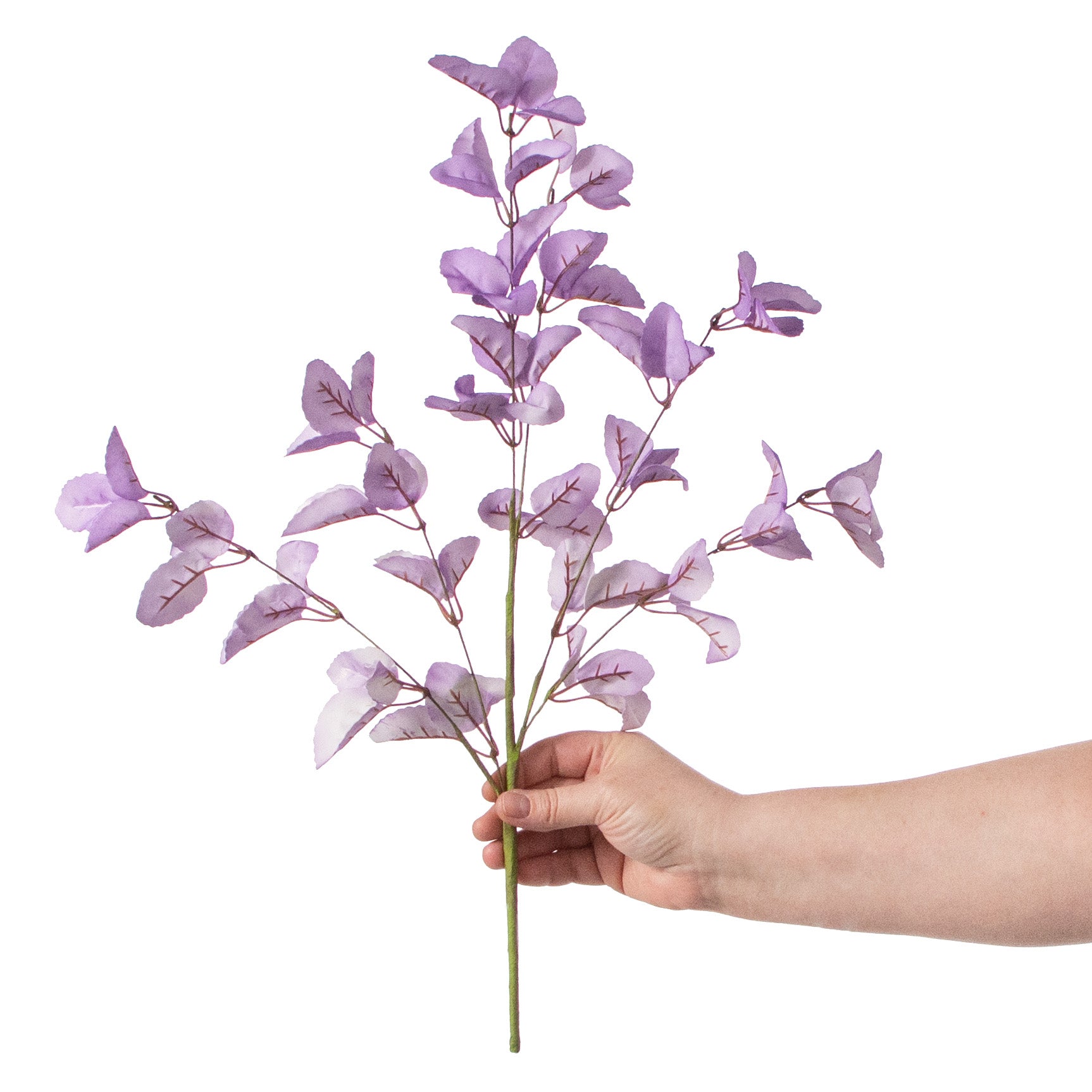 19" Lamb's Ear Leaf Spray: Lavender detail photo 3