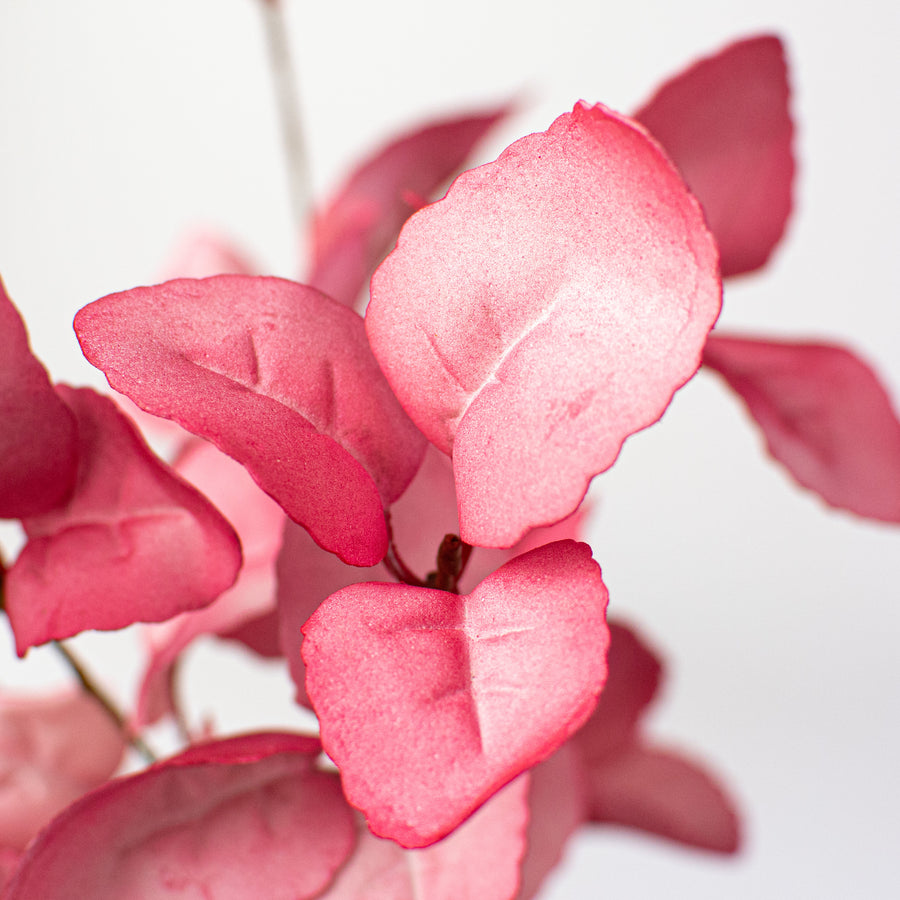 19" Lamb's Ear Leaf Spray: Rose Pink Lifestyle Photo