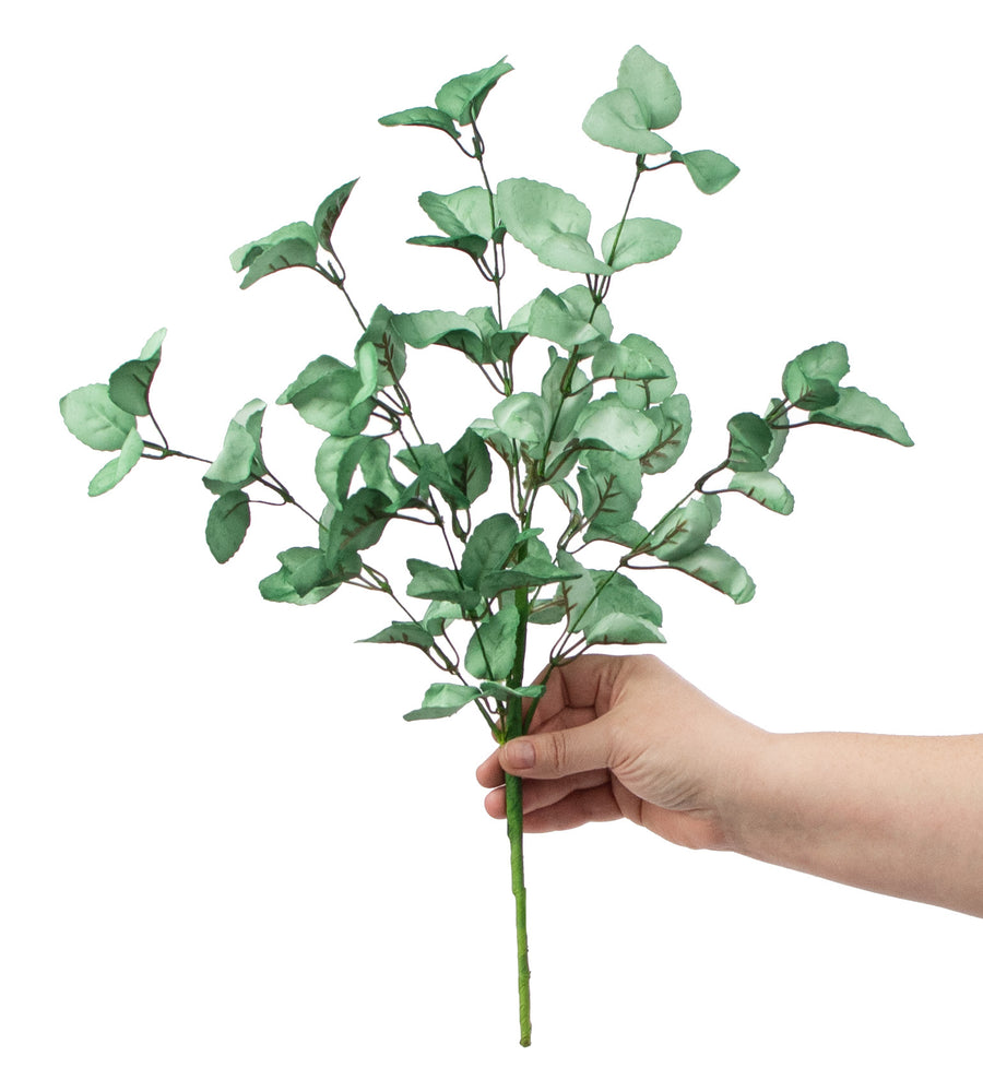 19" Lamb's Ear Leaf Spray: Willow Green detail photo 3