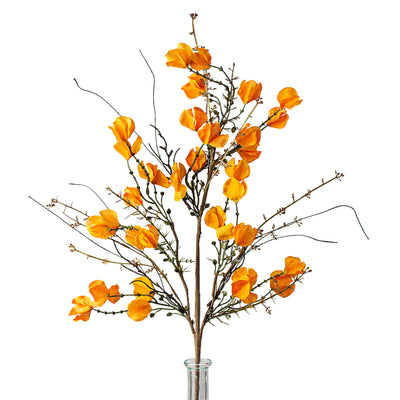 26" Lantern Flower Spray: Yellow Item Number: 56758YW